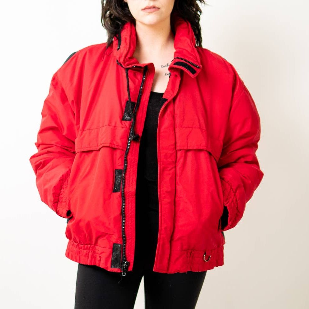 Other Vintage 90s Red Puffer Ski Jacket by [St. Moritz] - XL Size XL / US 12-14 / IT 48-50 - 3 Thumbnail