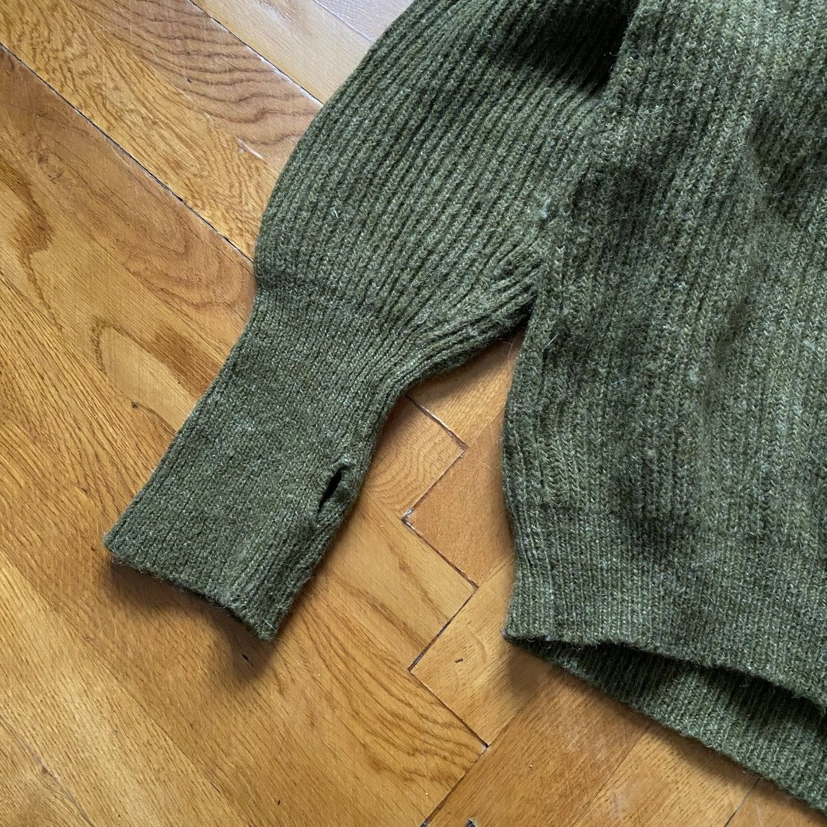 Other VINTAGE EUROPEAN ARMY WOOL SWEATER Size US L / EU 52-54 / 3 - 2 Thumbnail
