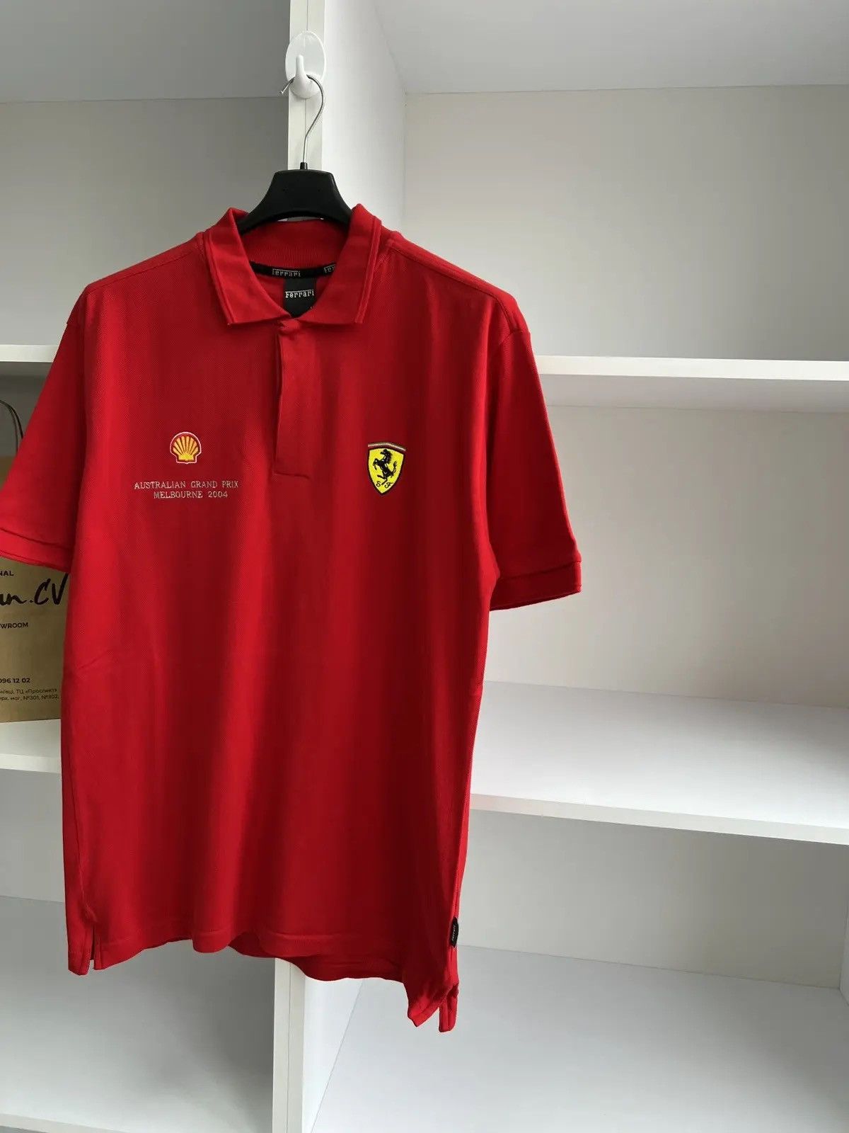 Ferrari × Vintage Vintage Ferrari 2004 Australian Grand Prix Melbourne polo Size US M / EU 48-50 / 2 - 4 Thumbnail