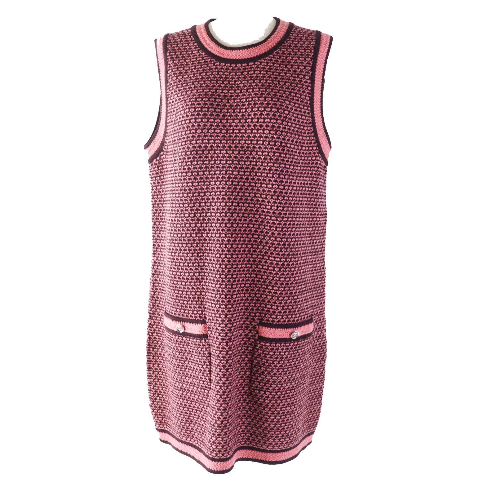 Chanel Chanel Chanel One Piece Cashmere Dress Others Dresses P75435 Size ONE SIZE - 1 Thumbnail