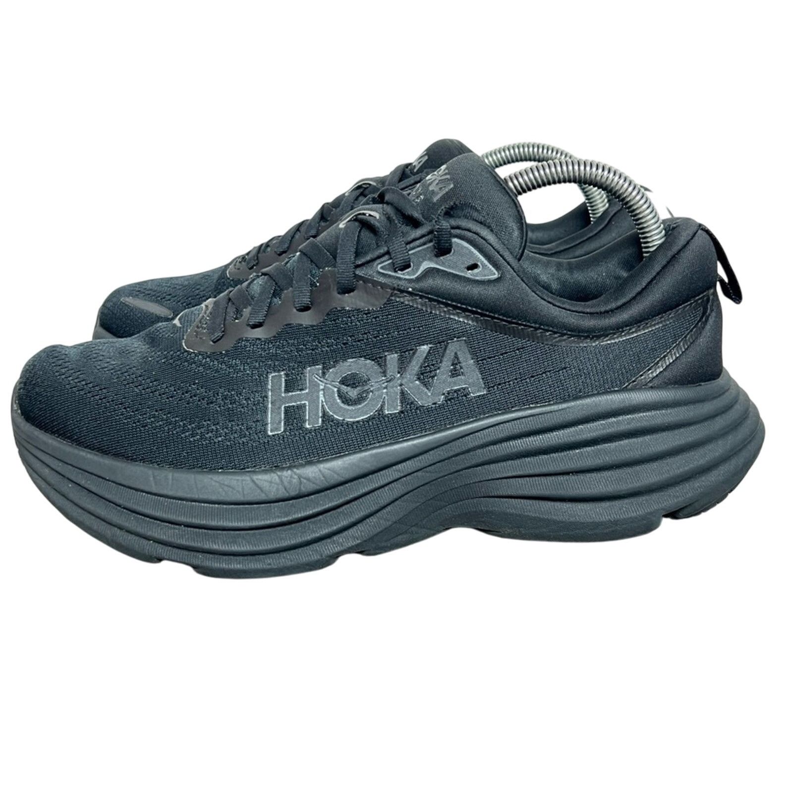 Hoka Hoka One Bondi 8 Women's Size 9 B Black Road Running Shoes Size US 9 / IT 39 - 1 Thumbnail