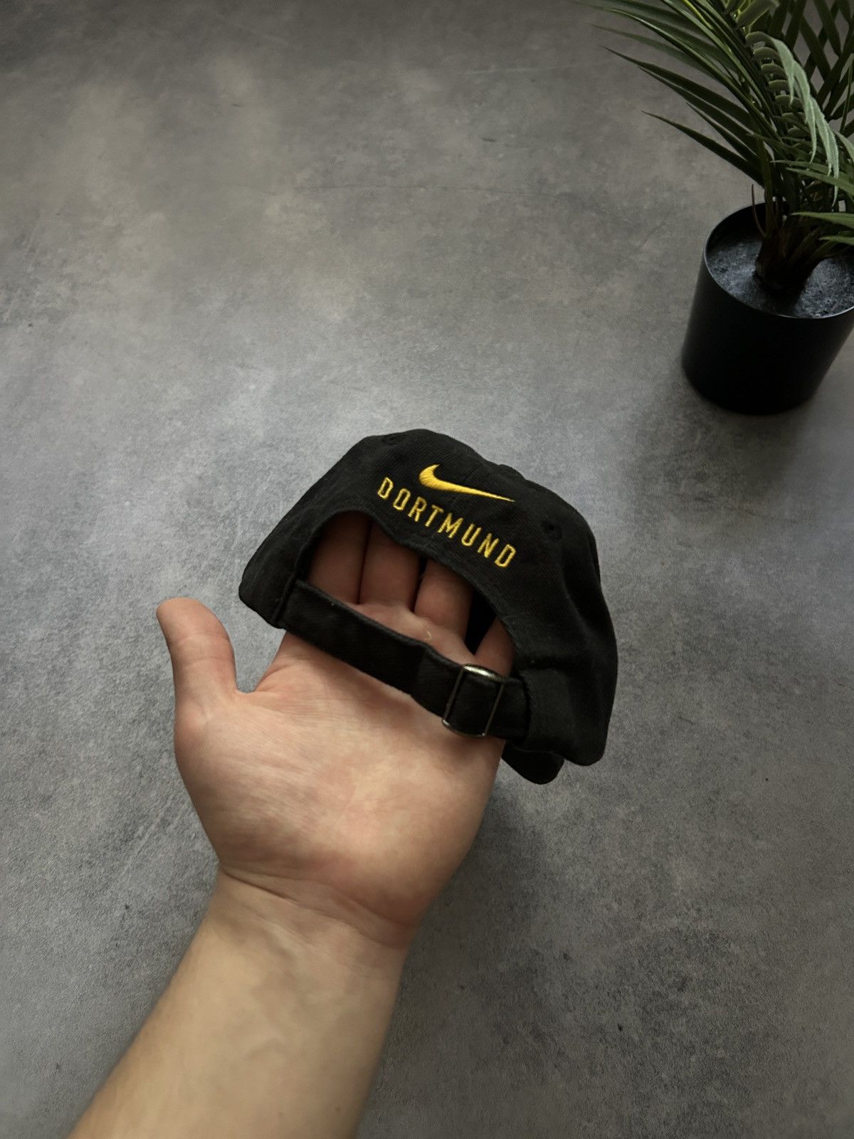 Nike × Vintage Vintage Nike Dortmund Big logo mens cap rare 90s Size ONE SIZE - 2 Thumbnail