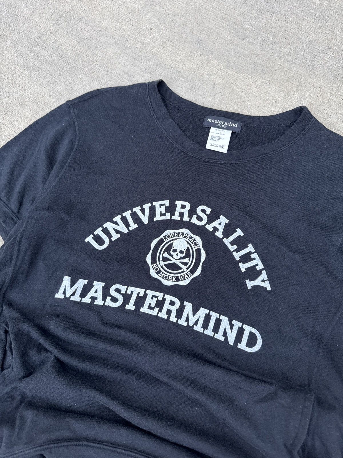 Mastermind Japan rare mastermind japan skull short sleeve sweater tee hybrid Size US L / EU 52-54 / 3 - 2 Thumbnail
