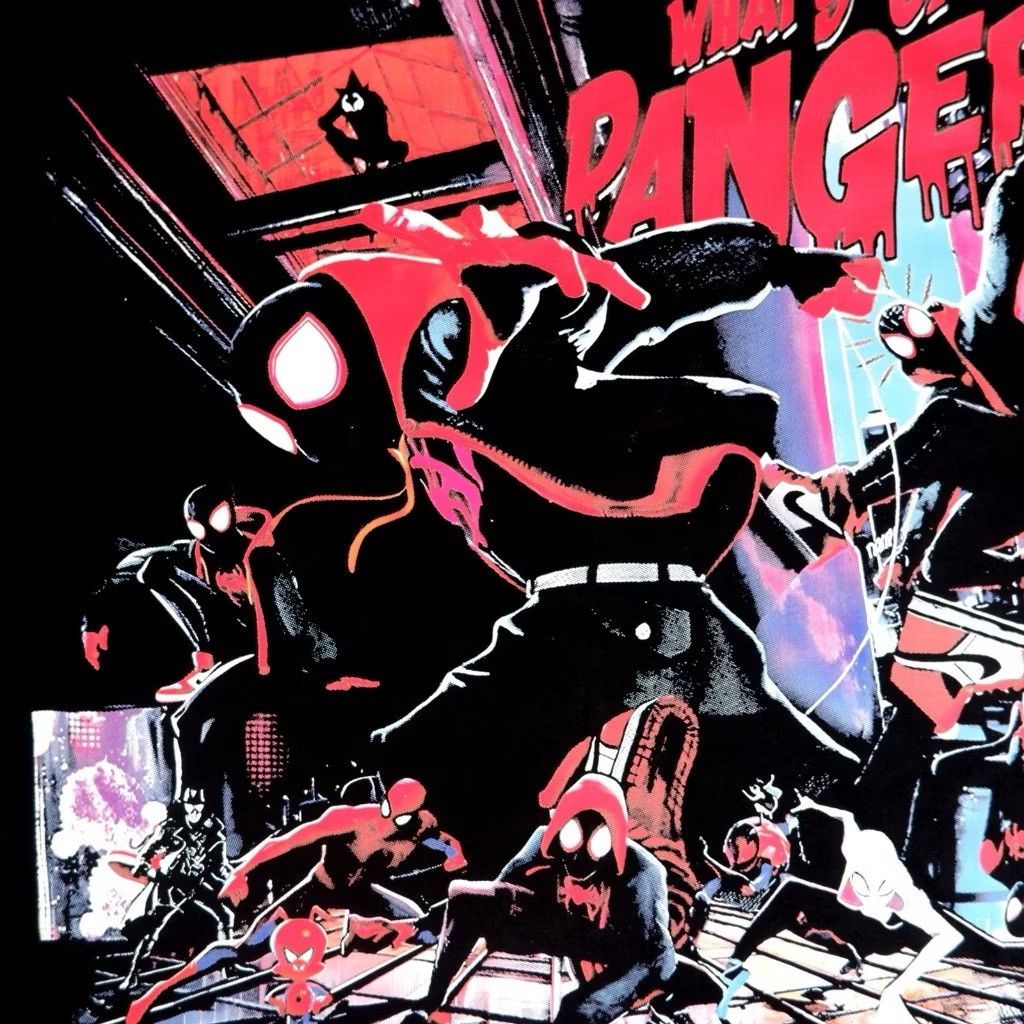 Anime × Marvel Comics ‼️ltd‼️spiderman across the spider verse Size US L / EU 52-54 / 3 - 2 Thumbnail