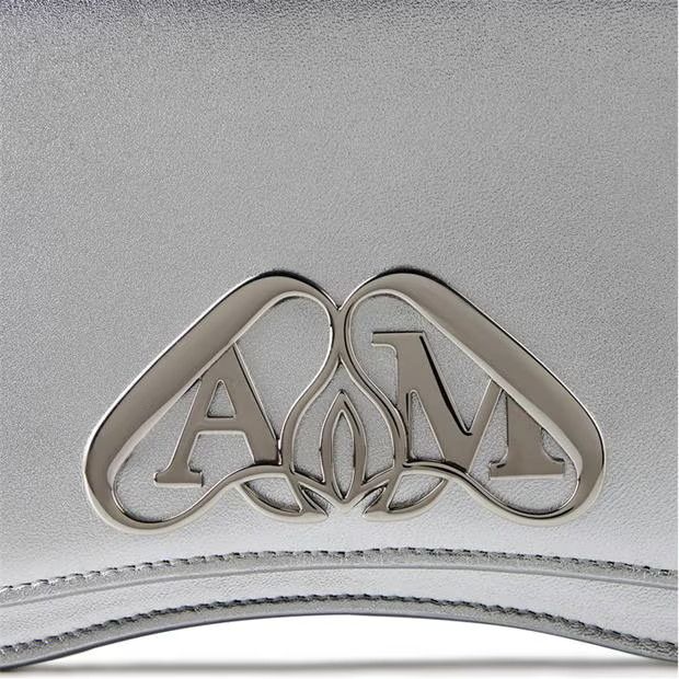 Alexander McQueen o1g2r1mq0824 Size: OS / Seal Phone Pouch in Light Silver Size ONE SIZE - 3 Thumbnail