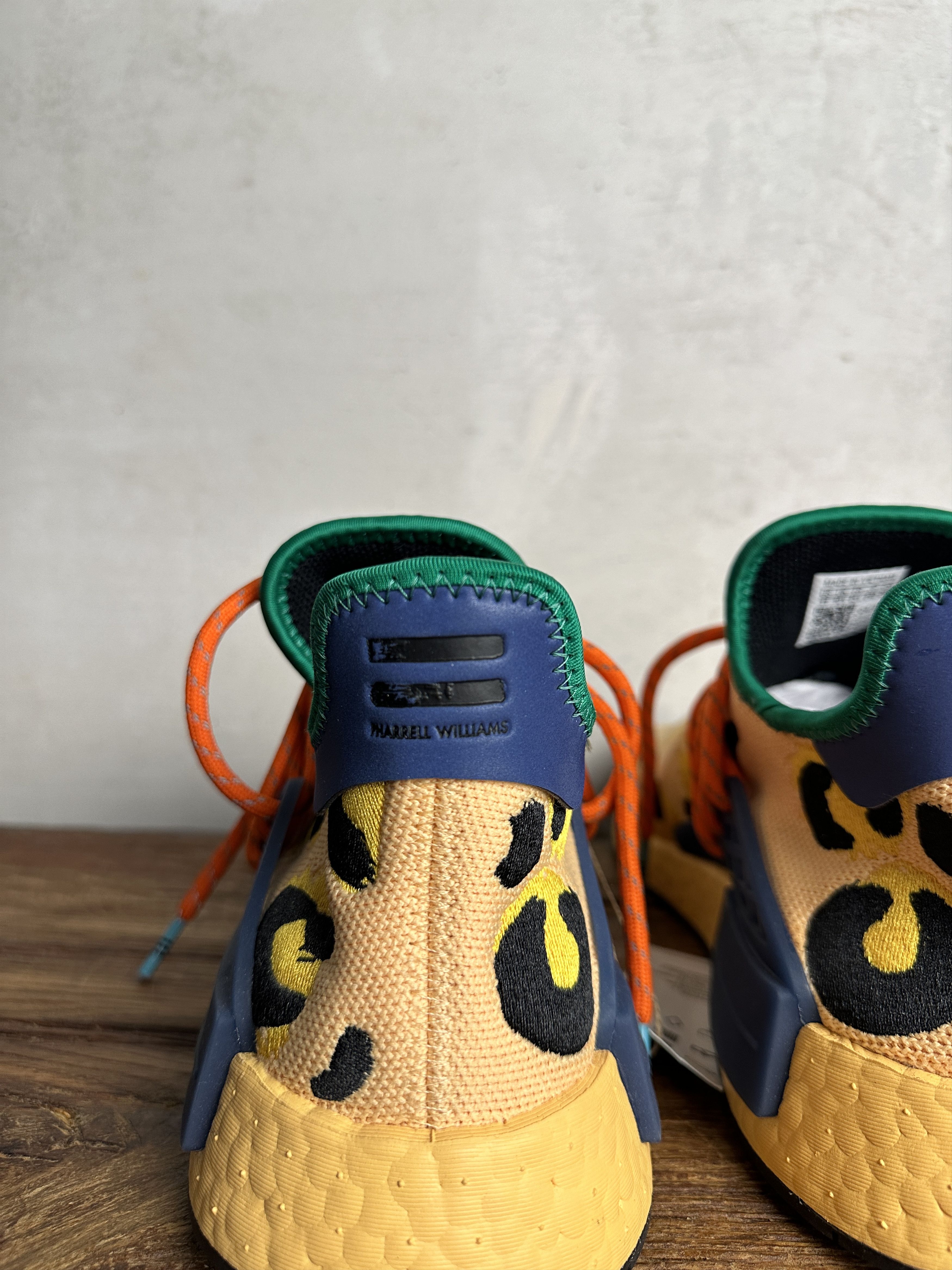 Adidas Adidas x Pharrell HU NMD Animal Print Sneakers Size US 11 / EU 44 - 7 Thumbnail