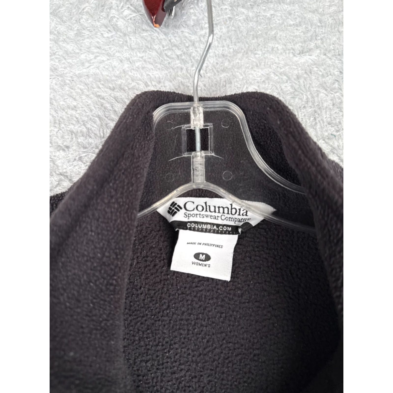 Vintage VINTAGE Columbia Vest Womens M Black Polyester Fleece Full Zip Mock Neck Jacket Size M / US 6-8 / IT 42-44 - 6 Thumbnail