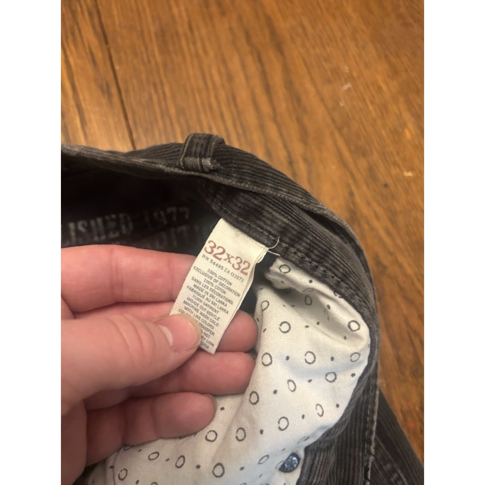 American Eagle Outfitters American Eagle Pants Mens 32x32 Corduroy Straight Leg Preppy 100% Cotton G5 Size US 32 / EU 48 - 2 Thumbnail