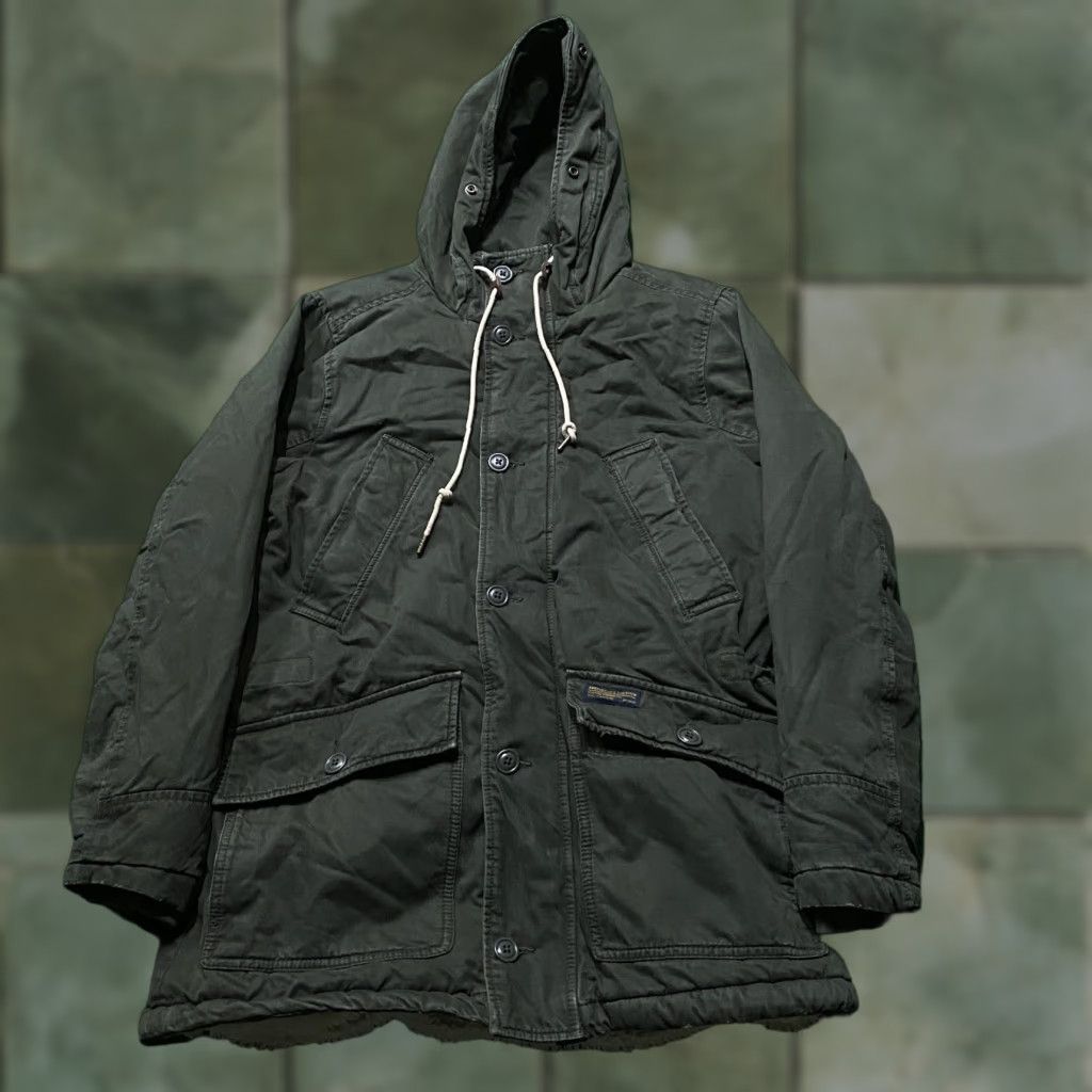 Abercrombie & Fitch VINTAGE Abercrombie & Fitch Jacket Mens S Green Military Style Parka Coat Size US S / EU 44-46 / 1 - 1 Thumbnail