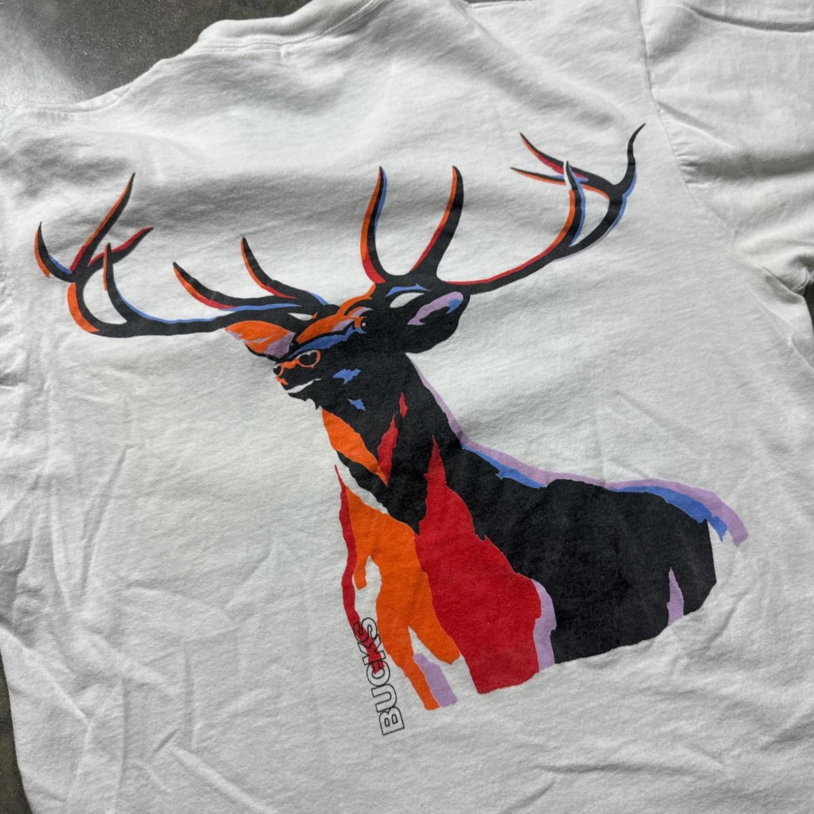 Fruit Of The Loom The Almighty Buck Band 90’s Single Stitch Graphic T-Shirt Size US XL / EU 56 / 4 - 3 Thumbnail