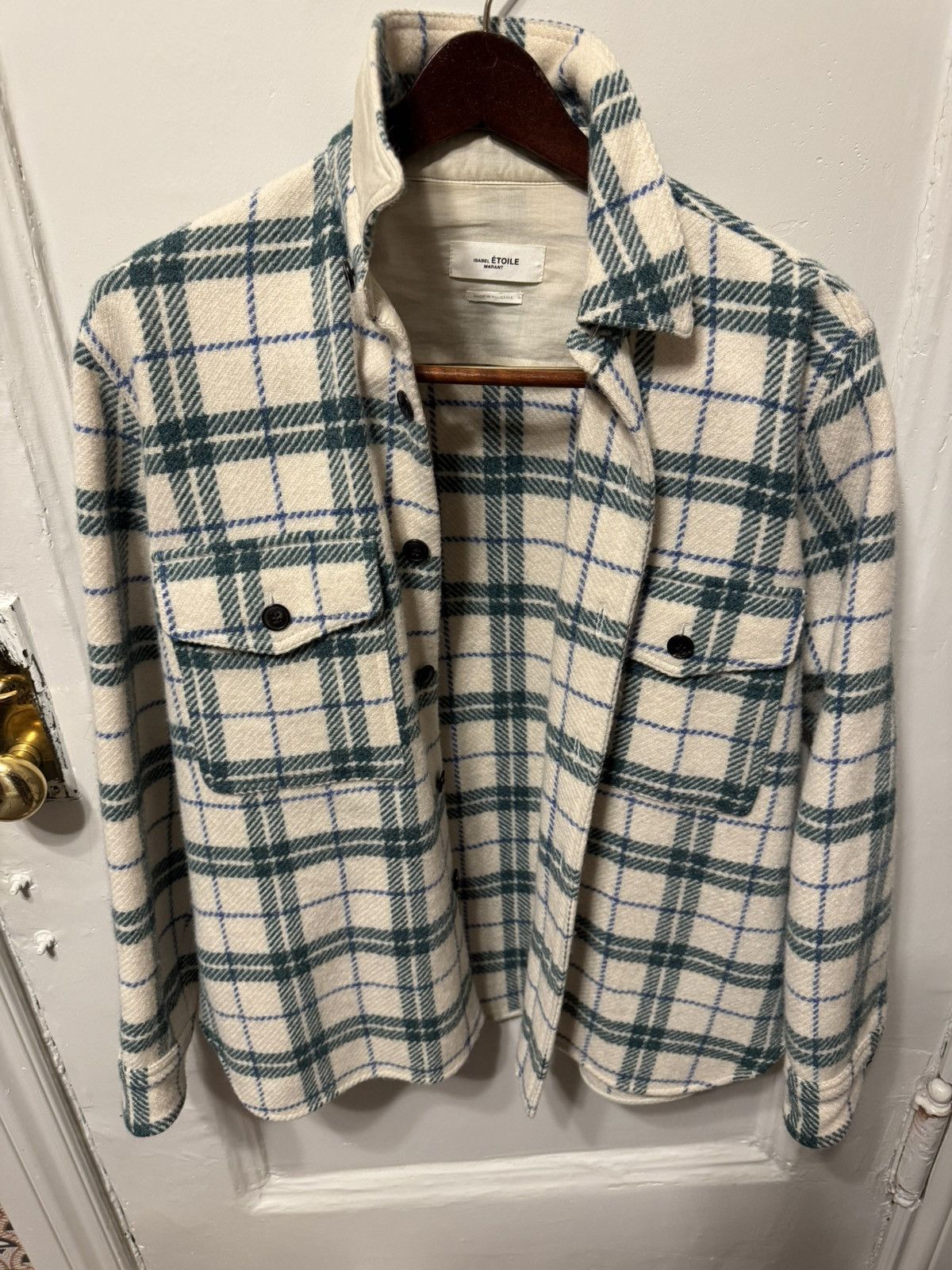 Isabel Marant Etoile Isabel Marant Faxon Wool Overshirt Size US S / EU 44-46 / 1 - 6 Thumbnail