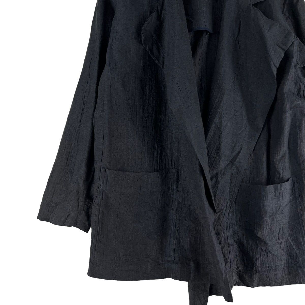 Issey Miyake VINTAGE 80’s ISSEY MIYAKE RUNWAY JACKET BUTTONLESS CARDIGAN Size US M / EU 48-50 / 2 - 3 Thumbnail
