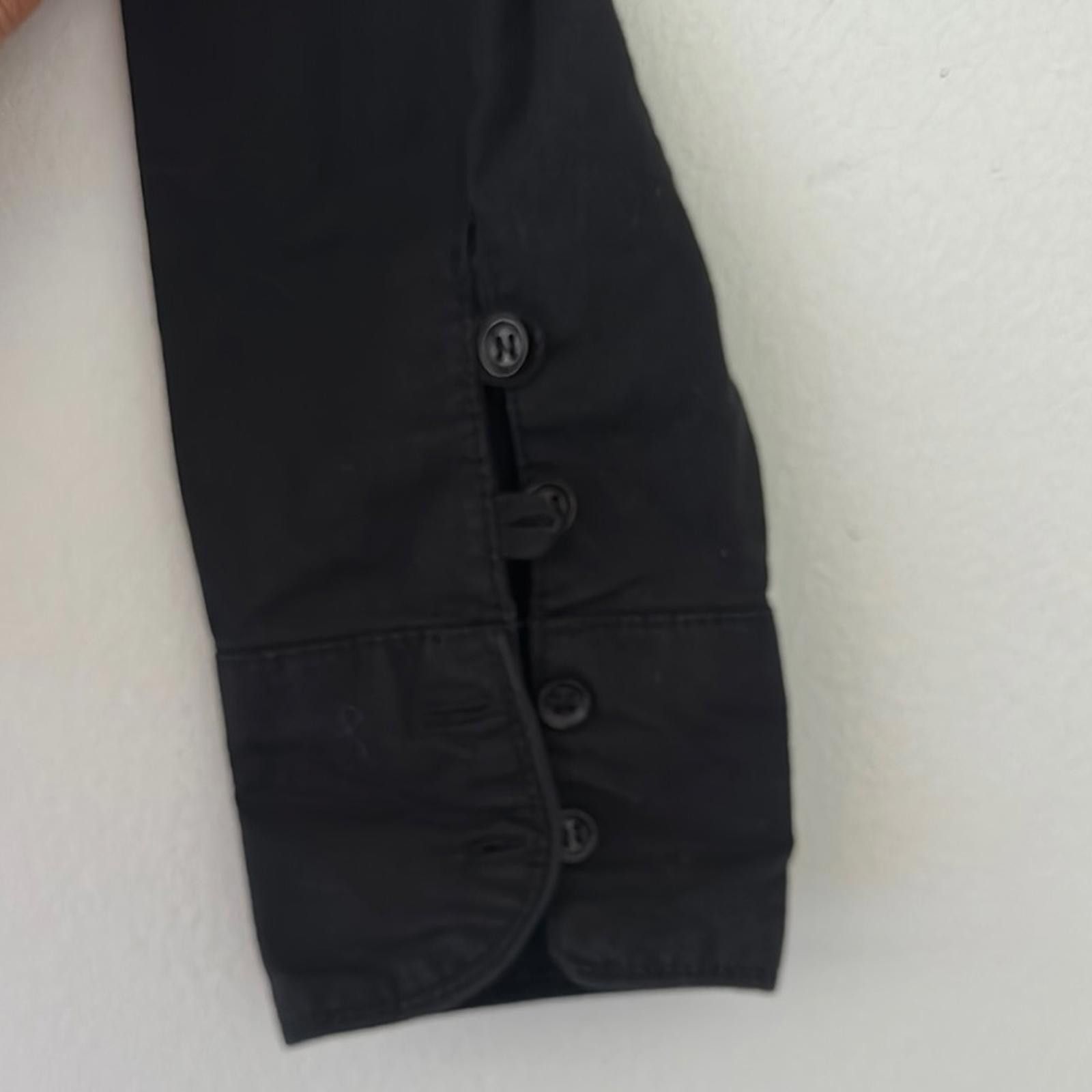Stradivarius Stradivarius Black Utility Jacket with Classic Design Size M / US 6-8 / IT 42-44 - 4 Thumbnail