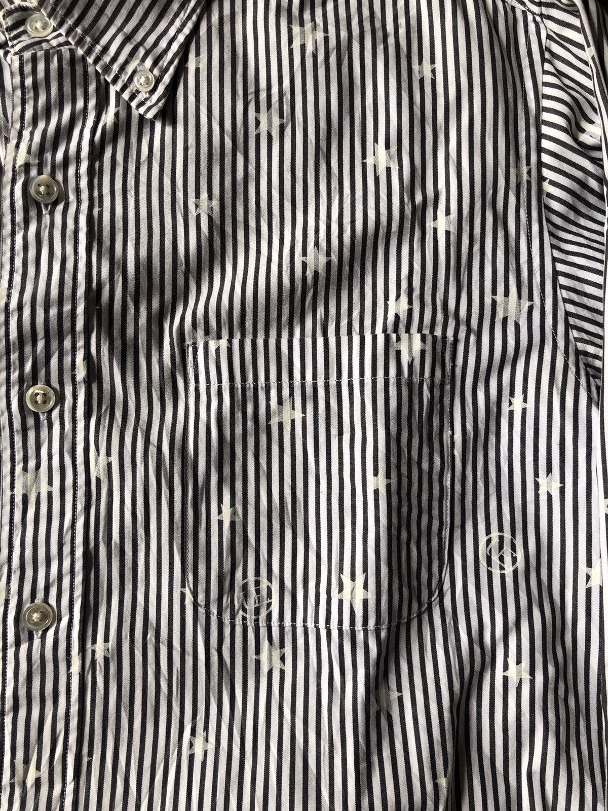 Sophnet. B/D shirt striped star logo printed Size US M / EU 48-50 / 2 - 4 Thumbnail