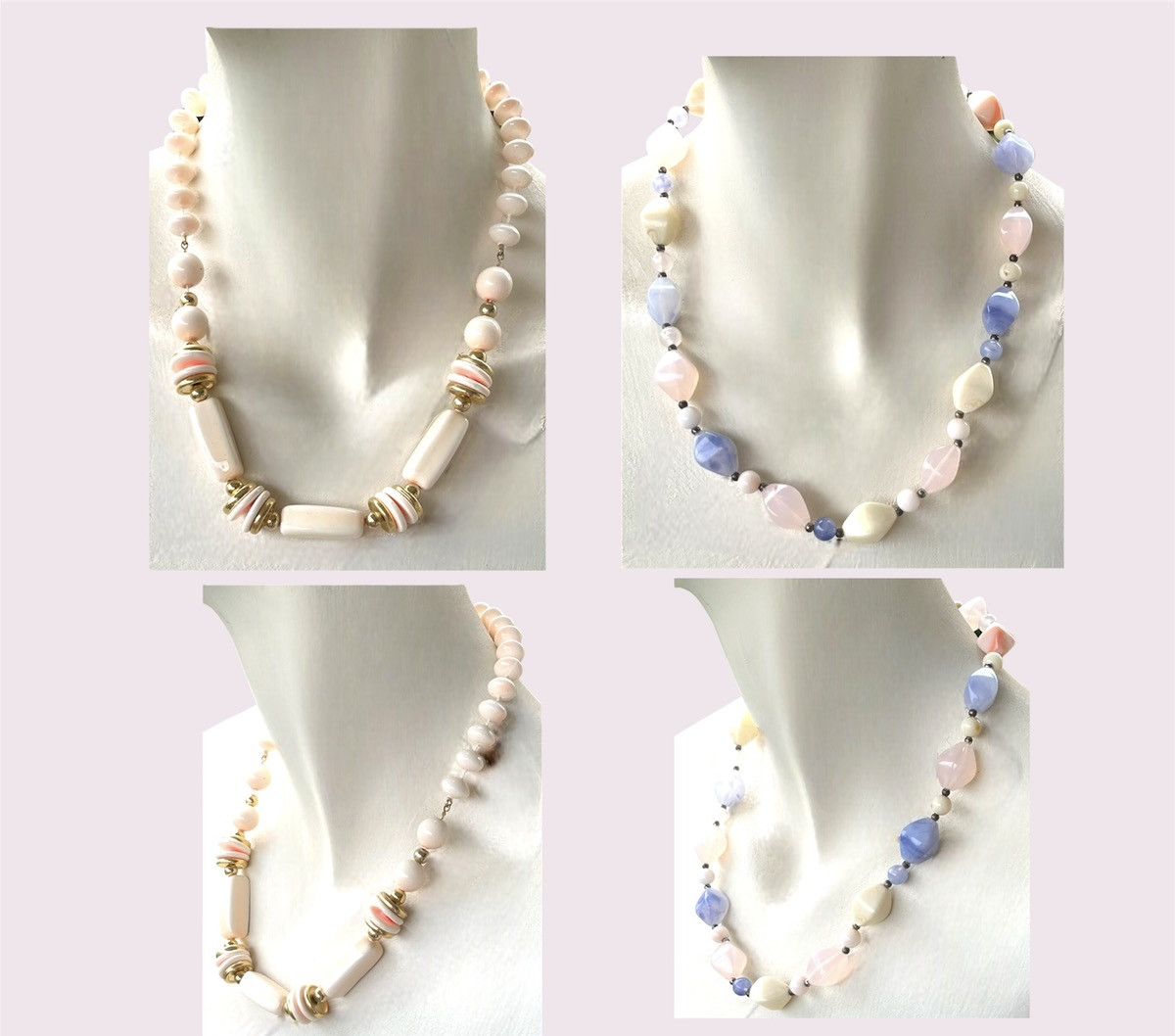 Vintage Vintage Necklaces Beaded Chunky Jewelry Lot Size ONE SIZE - 4 Thumbnail