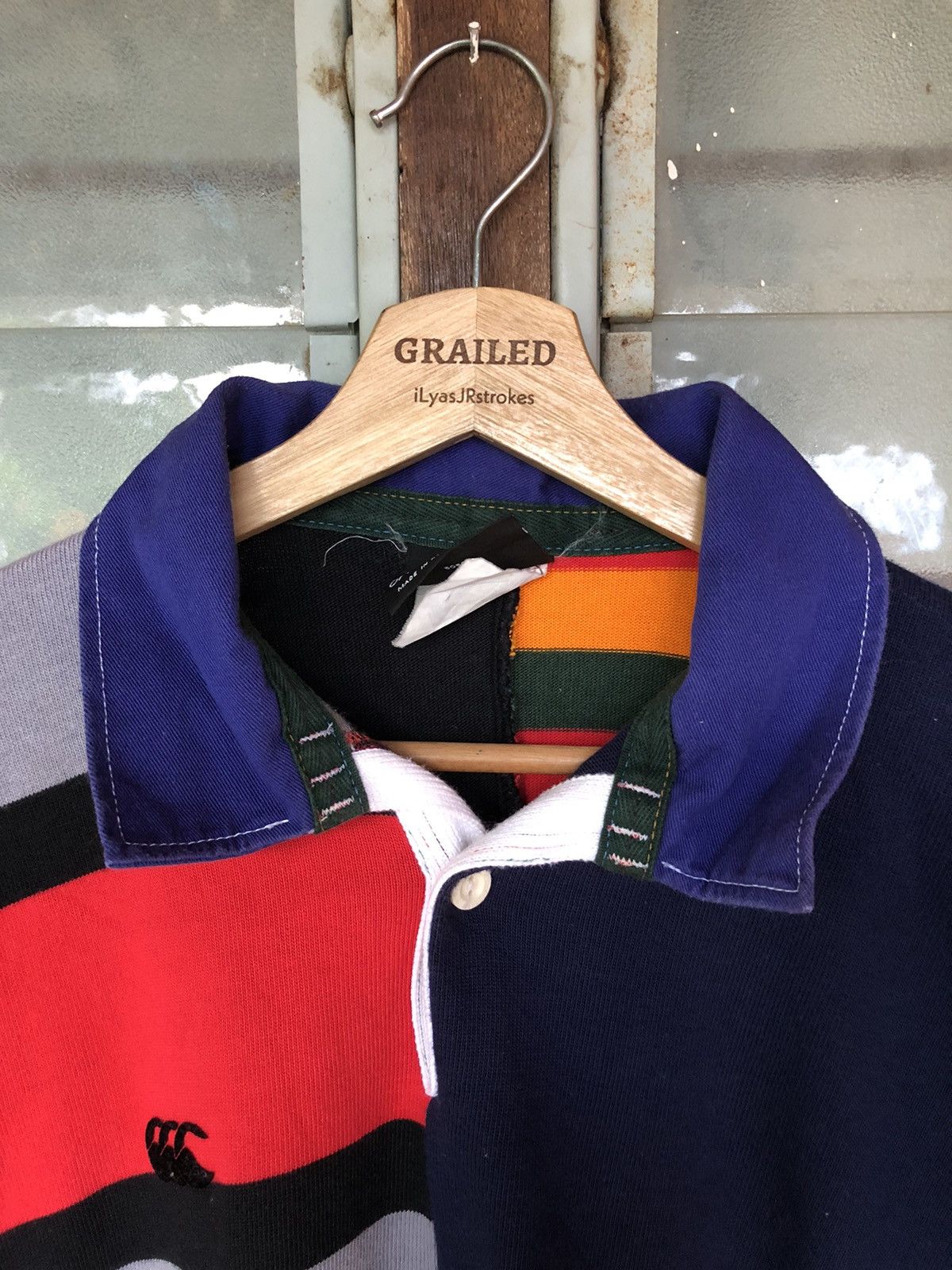 Canterbury of New Zealand Vintage Canterbury Rugby Ugly Colour Long Sleeve Size US L / EU 52-54 / 3 - 11 Thumbnail