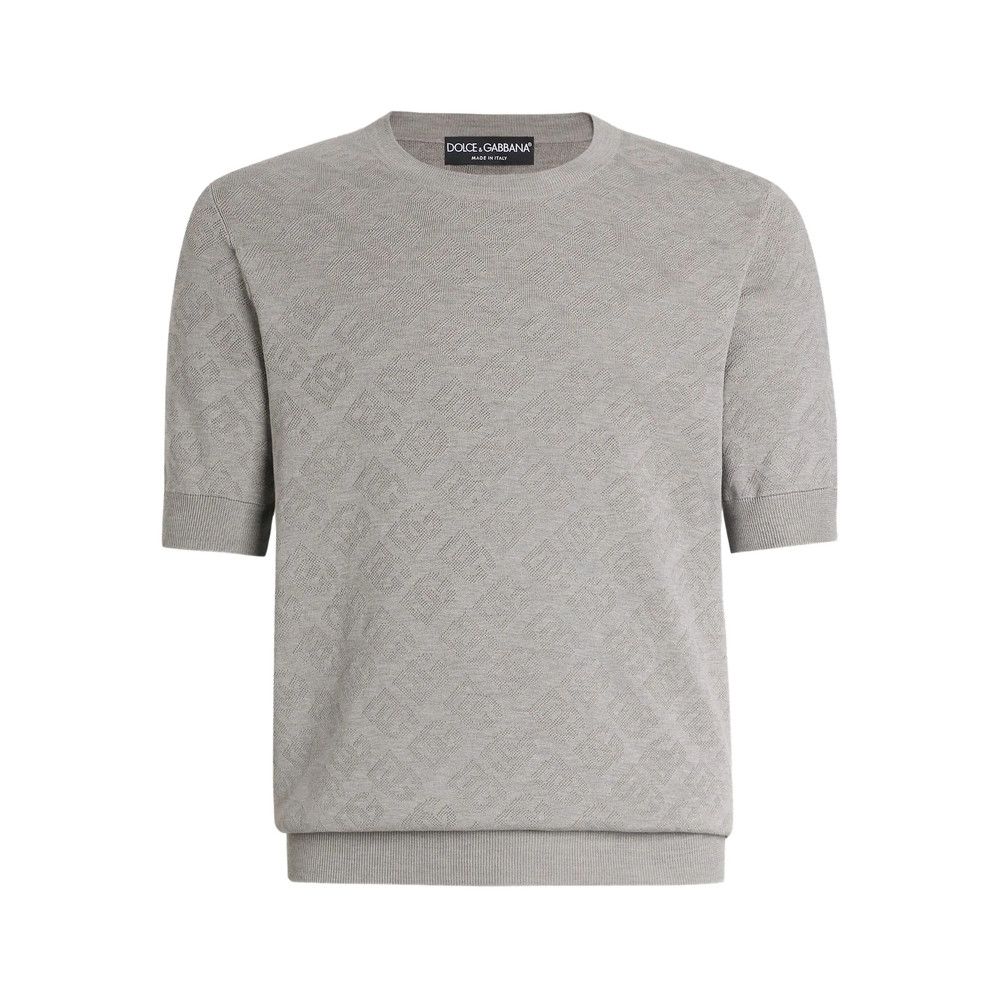 Dolce & Gabbana Dolce & Gabbana GREY T-Shirts & Vests - T-Shirts Size US XL / EU 56 / 4 - 1 Thumbnail