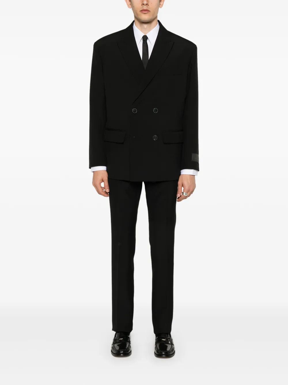 Givenchy o1n1vont0326 Wool Tailored Tousers in Black Size US 28 / EU 44 - 5 Thumbnail