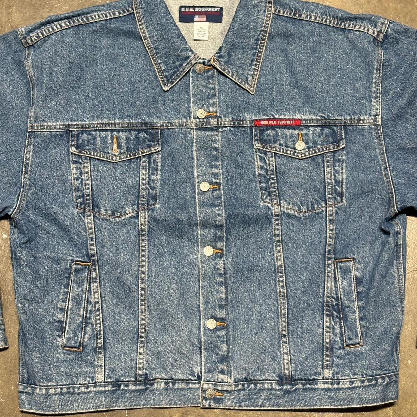 B.U.M Equipment Vintage y2k bum equipment denim Size US XL / EU 56 / 4 - 4 Thumbnail