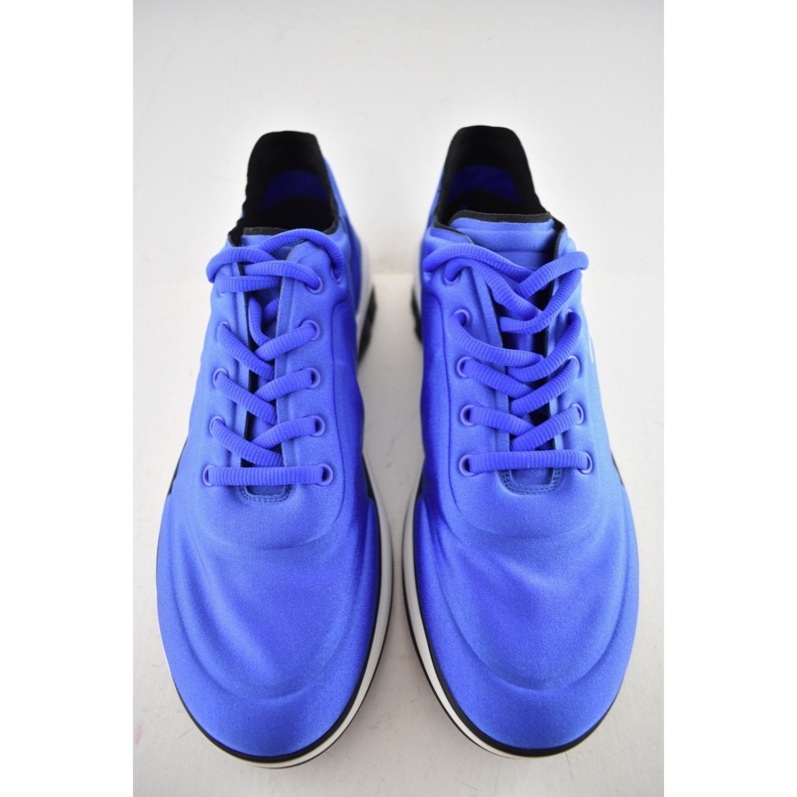 Chanel Chanel Men 19P Blue Lycra White Black CC Logo Lace Low Size US 11 / EU 44 - 6 Thumbnail