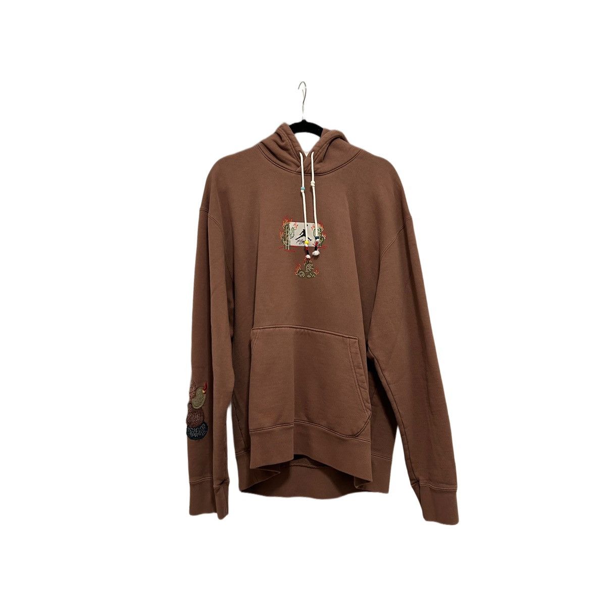 image of Air Jordan X Travis Scott Hoodie in Brown, Men's (Size XL)