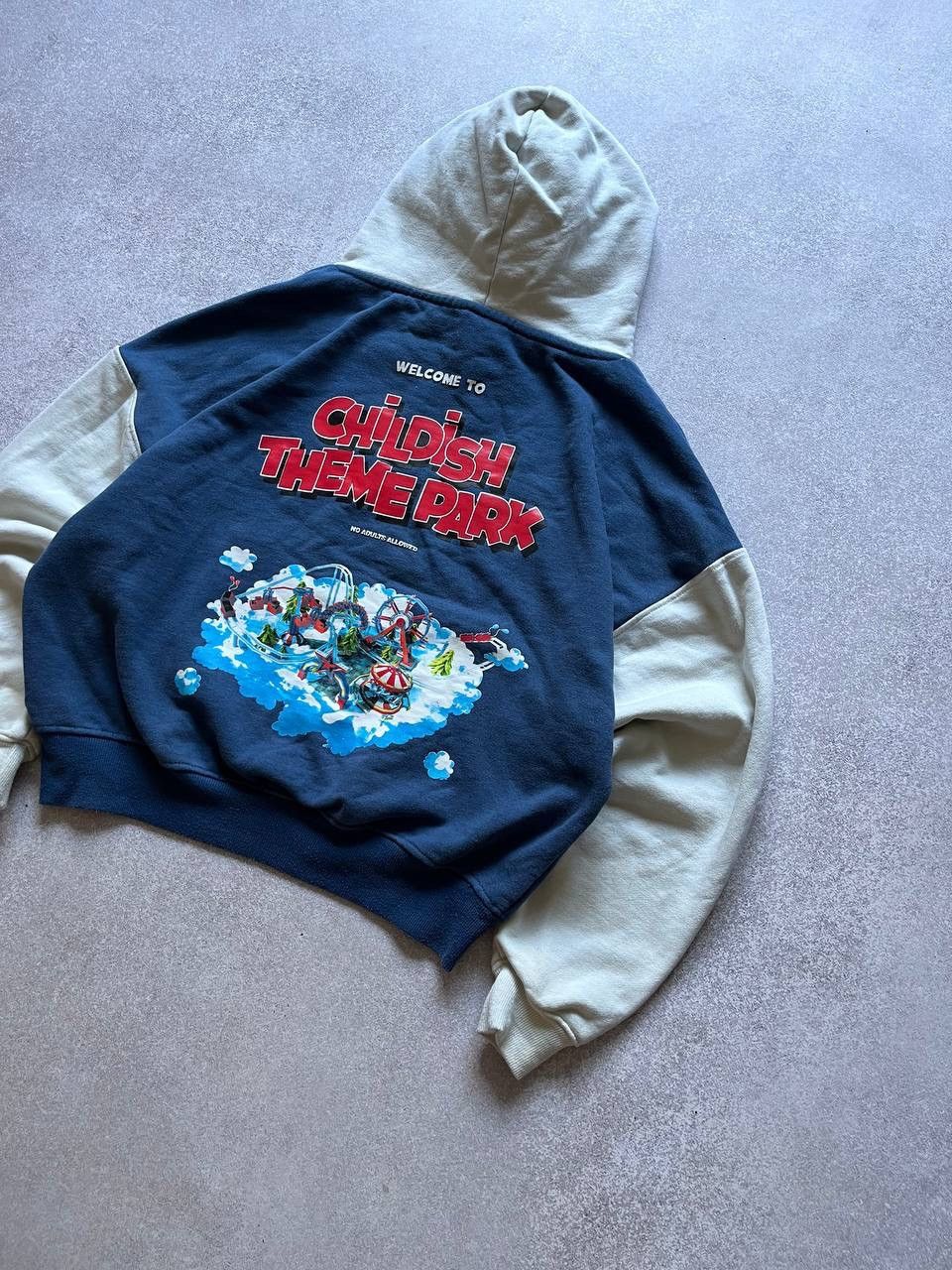 Vintage Vintage Childish Theme Park Boxy Hoodie Y2K S Size US S / EU 44-46 / 1 - 4 Thumbnail