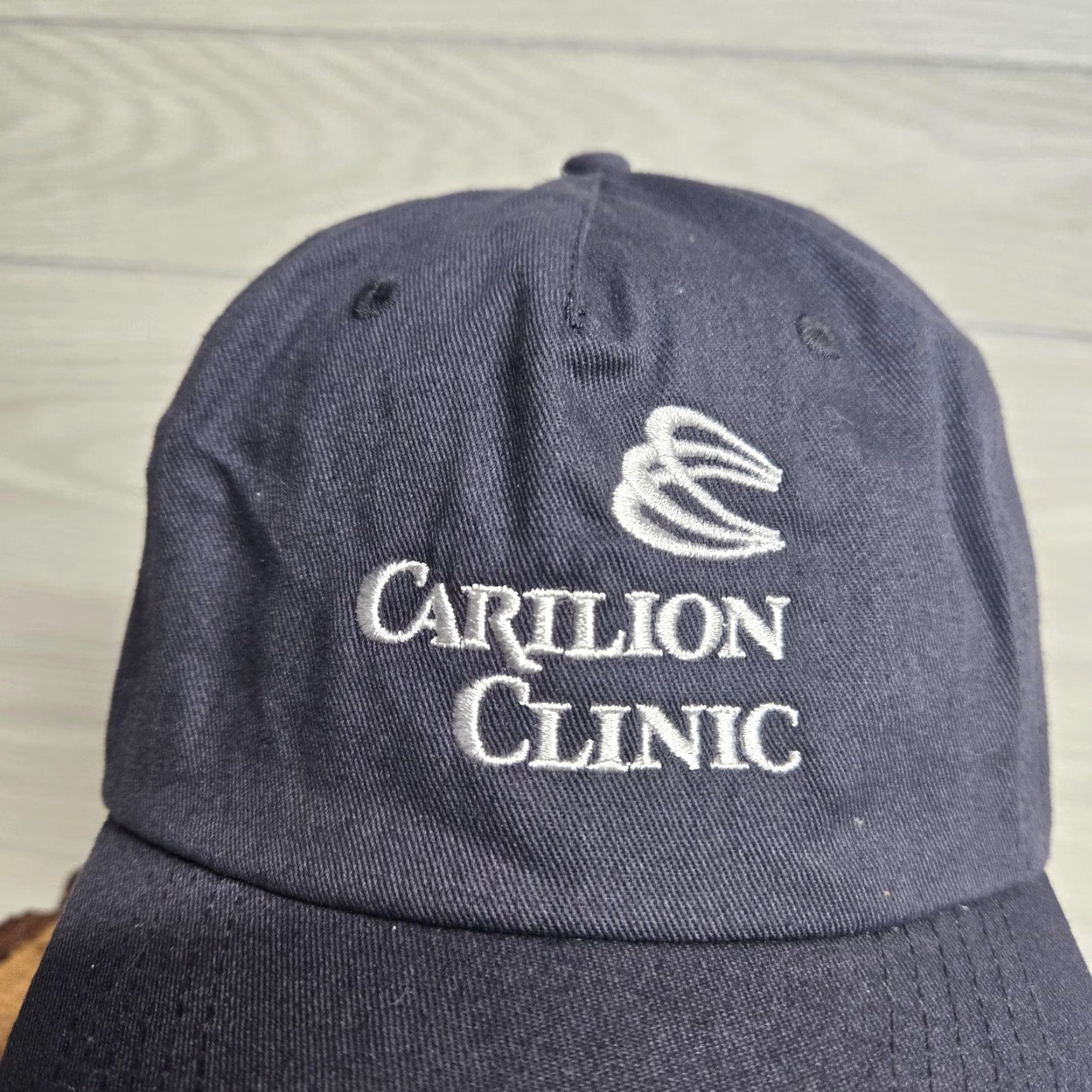 Vintage VINTAGE Carilion Clinic Baseball Hat Cap Gray One Size Men Strapback Hat Gray MLB Style Baseball Cap Mens Size ONE SIZE - 2 Thumbnail