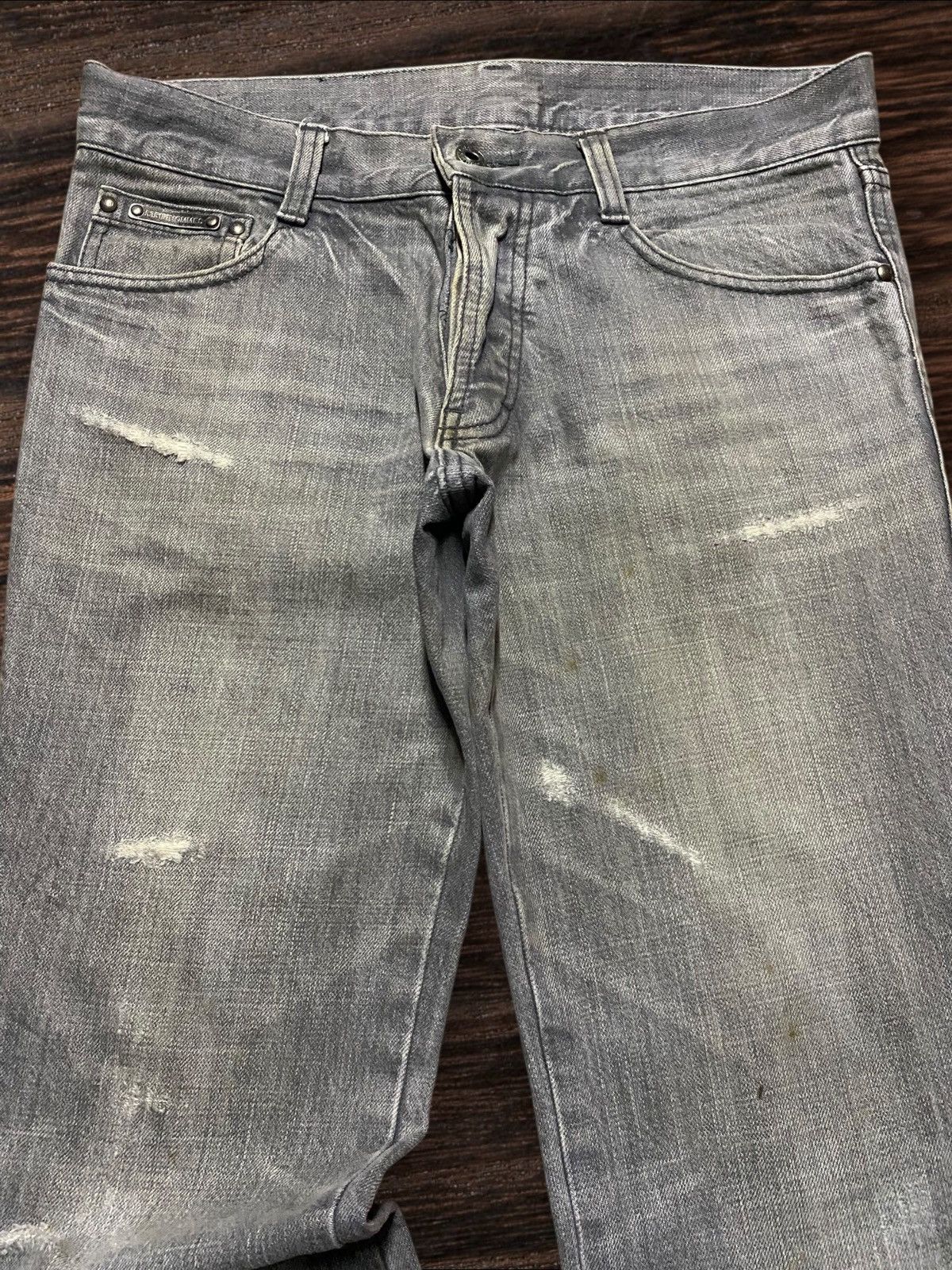 5351 POUR LES HOMMES Vintage Japanese Brand 5351 Pour Les Homme Flare Jeans Size US 32 / EU 48 - 3 Thumbnail