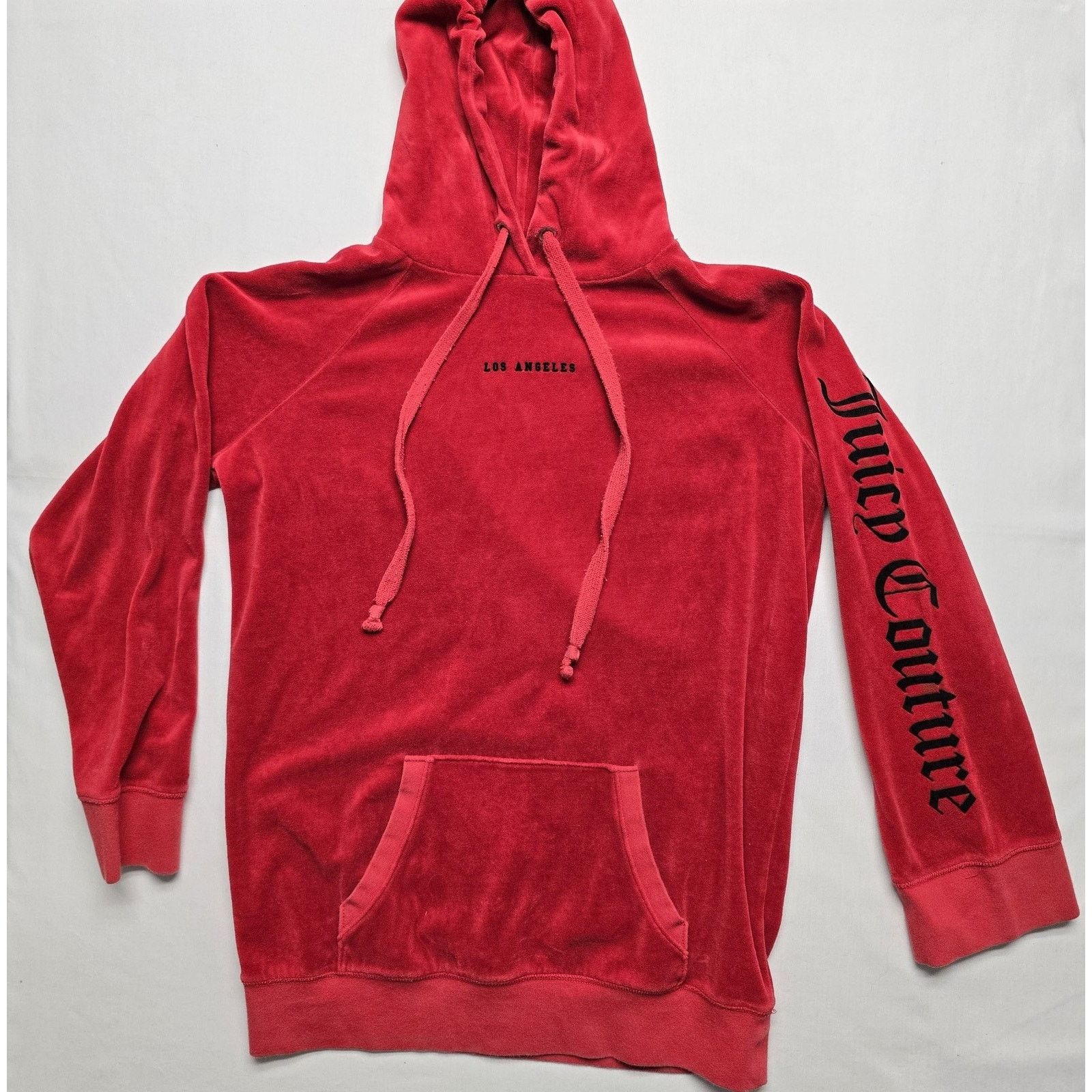Juicy Couture Juicy Couture Black Label Hoodie Velour Los Angeles Pullover Size M / US 6-8 / IT 42-44 - 1 Thumbnail