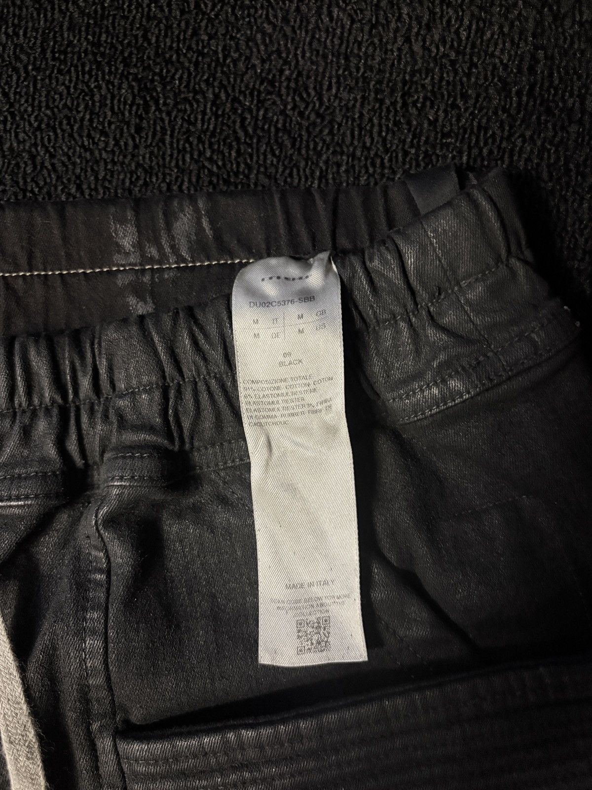 Rick Owens Rick Owens Black Wax Creatch Cargo Denim Pants Size US 32 / EU 48 - 8 Thumbnail