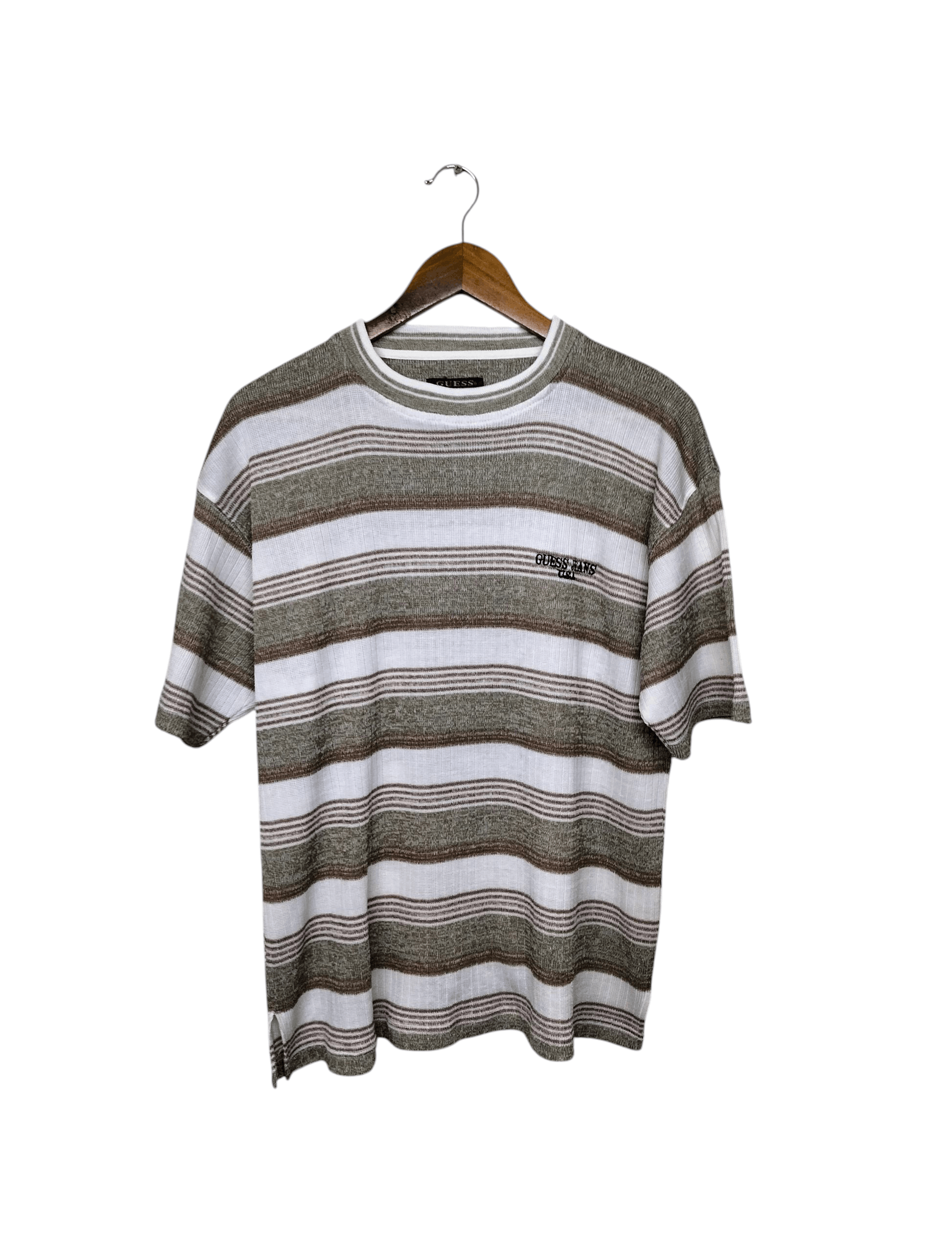 Guess Vintage guess stripes knit shirts Size US M / EU 48-50 / 2 - 1 Thumbnail