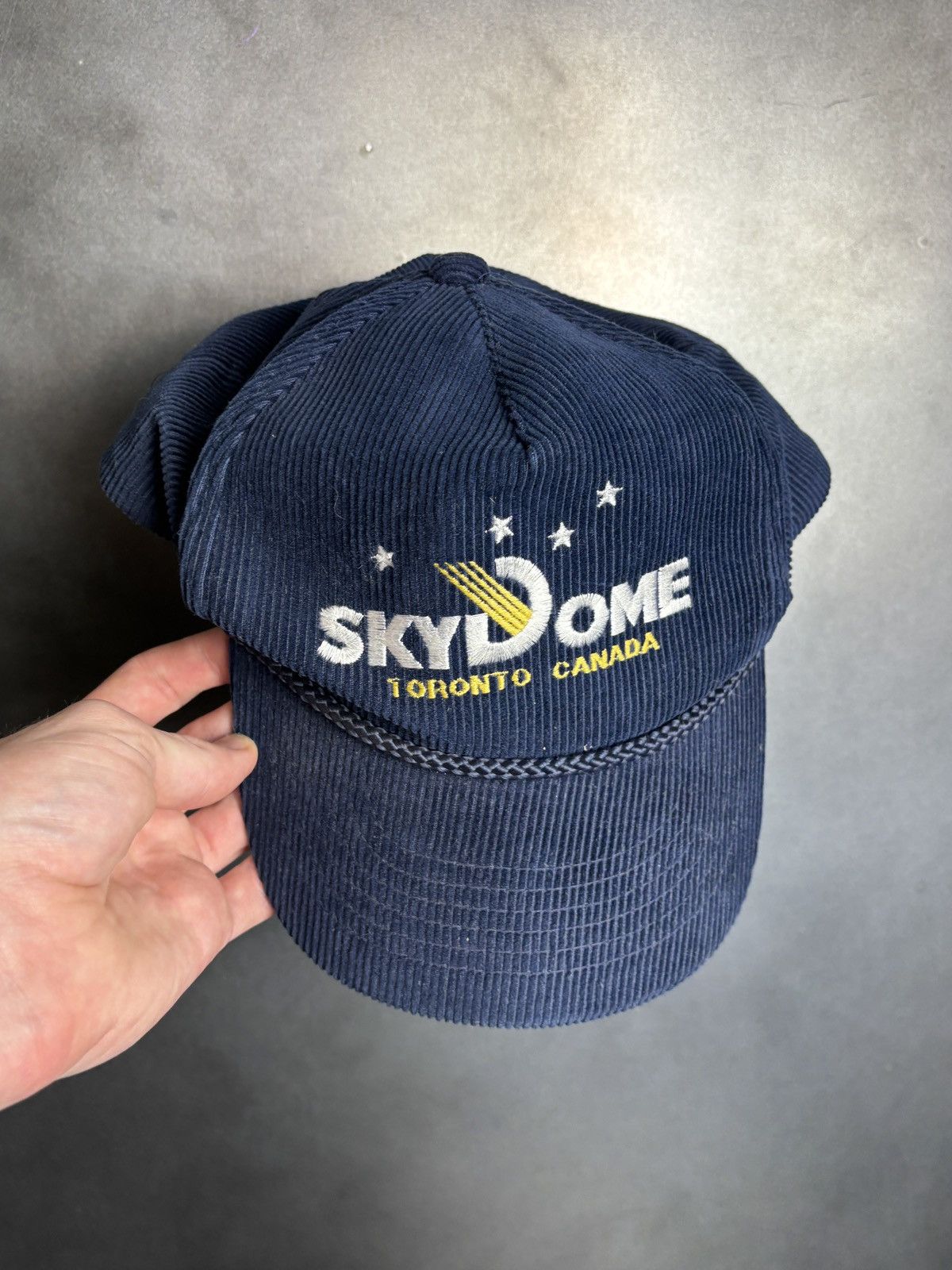 Vintage Sky Dome Rogers Center Toronto Vintage Corduroy Hat Baseball Size ONE SIZE - 10 Thumbnail
