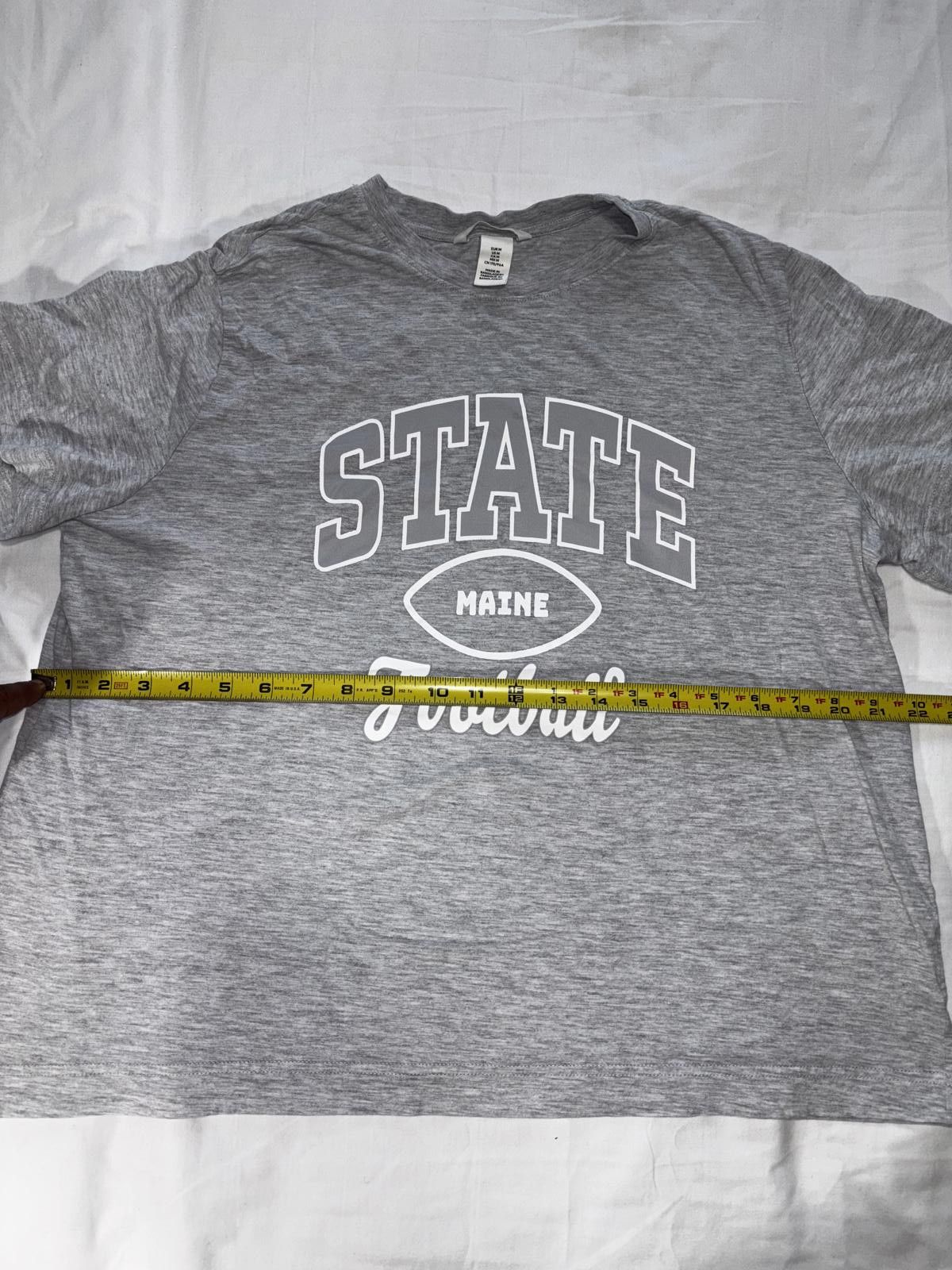 Designer Maine State Football Graphic Tee Size M / US 6-8 / IT 42-44 - 8 Thumbnail