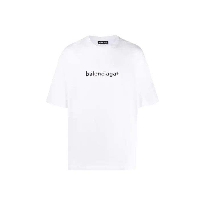 Balenciaga Balenciaga Logo Print Comfortable Short Sleeve T-Shirt Size US S / EU 44-46 / 1 - 1 Thumbnail
