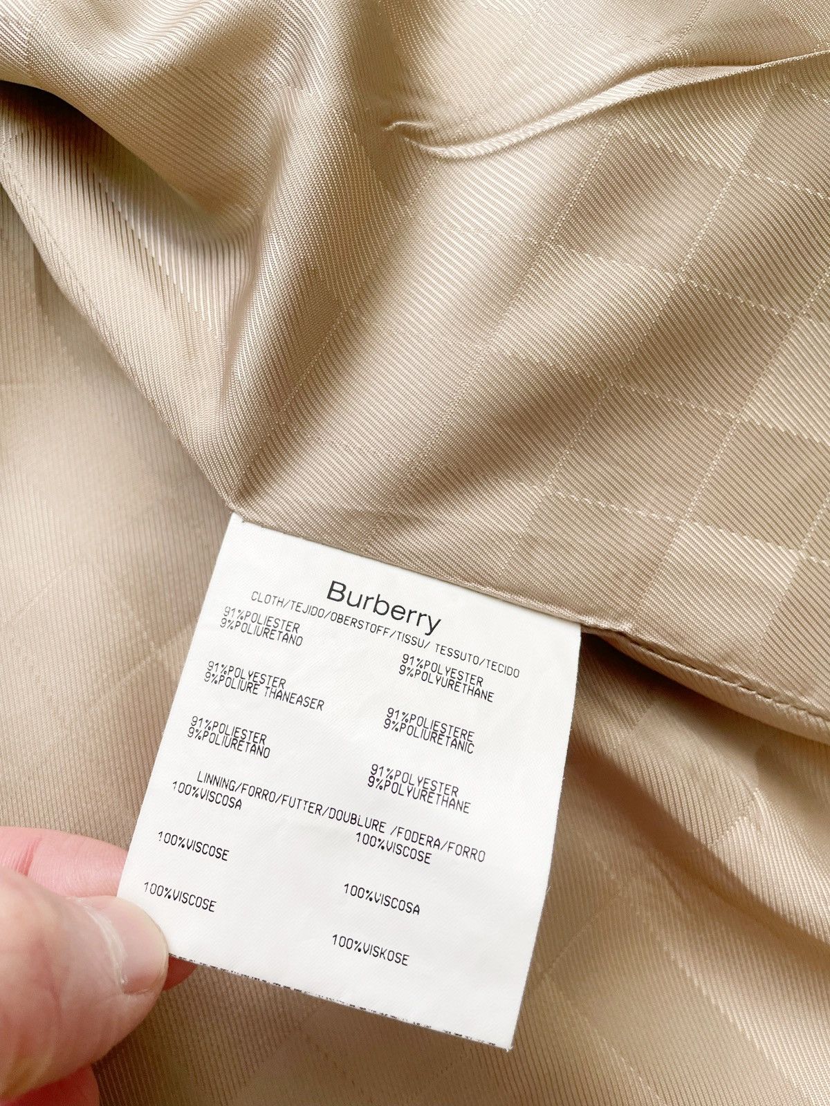 Burberry Burberry Beige Women Crop Blazer Jacket Metal Button Size ~M Size M / US 6-8 / IT 42-44 - 9 Thumbnail