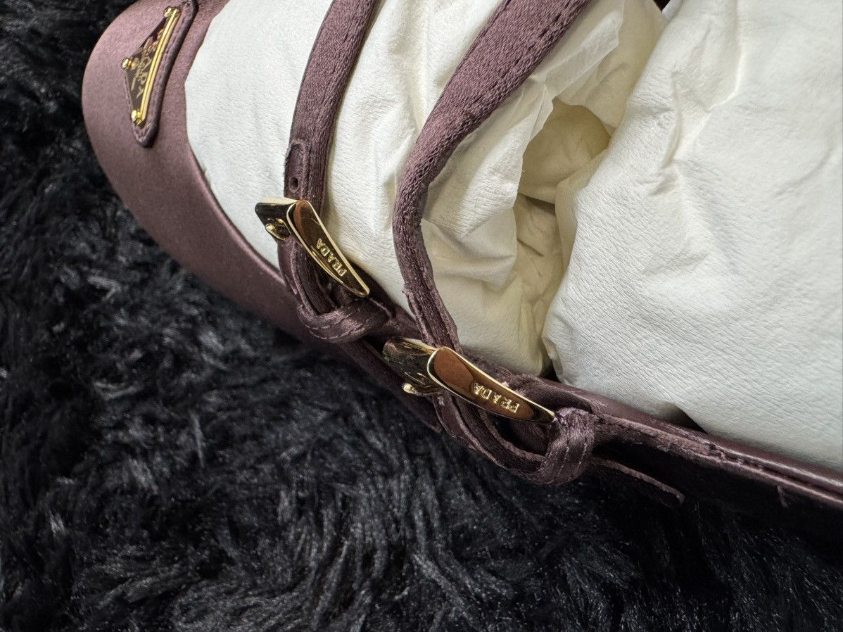Prada Prada Satin Ballerinas Size US 7.5 / IT 37.5 - 2 Thumbnail