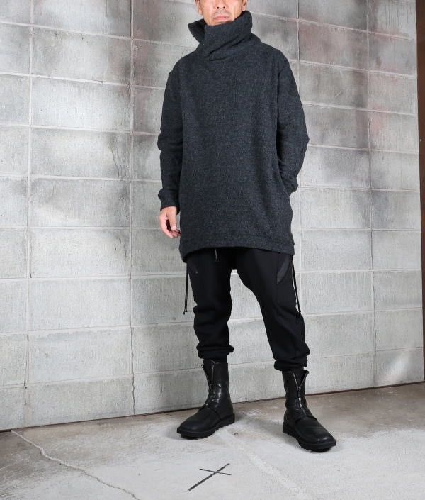 D.Hygen × Devoa Slub Wool Knite Highneck Pullover with pockets Size US M / EU 48-50 / 2 - 12 Thumbnail