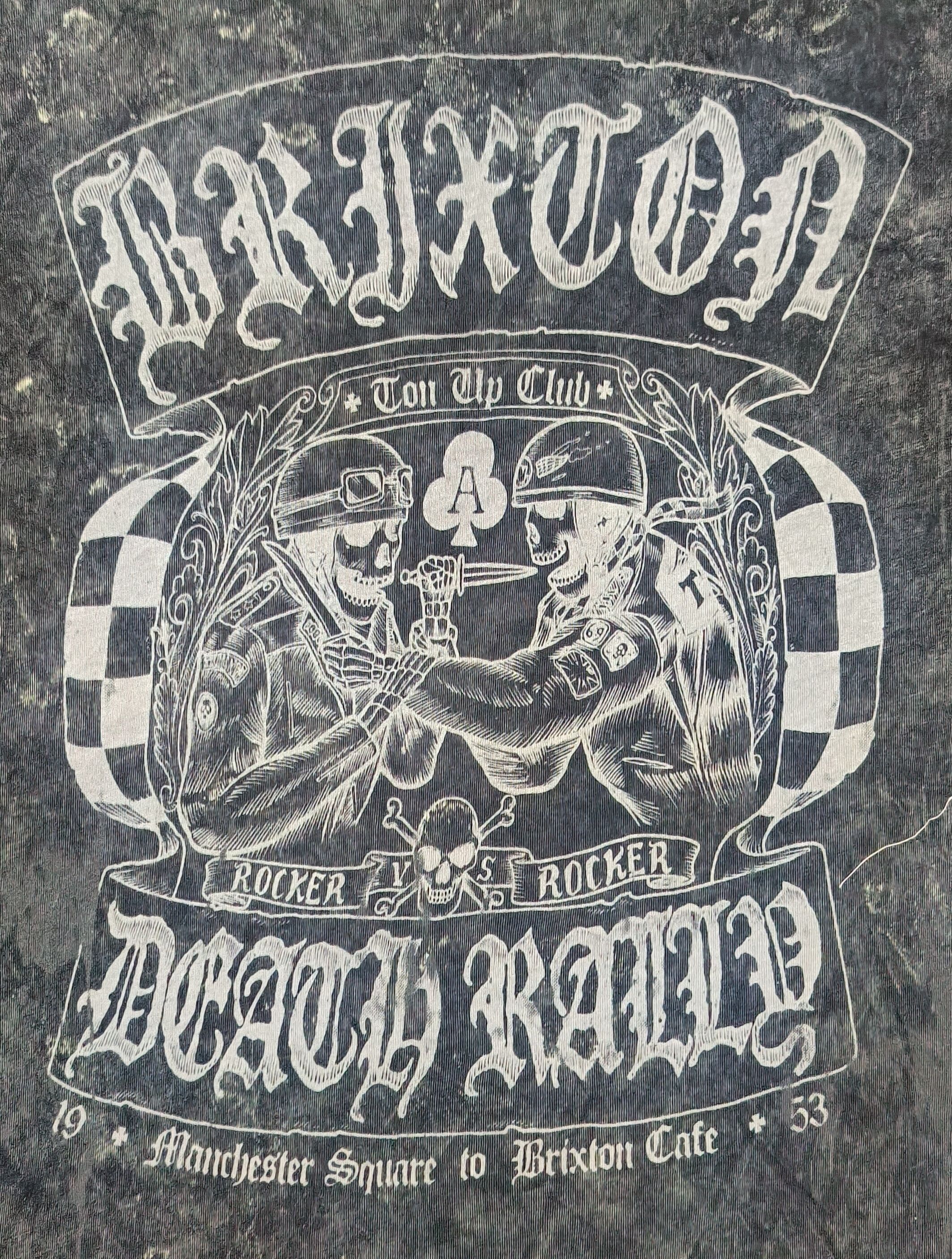 Affliction 🔥🔥 Rare Salvage Rocker Death Rally Asid Wash Tee Size US S / EU 44-46 / 1 - 4 Thumbnail