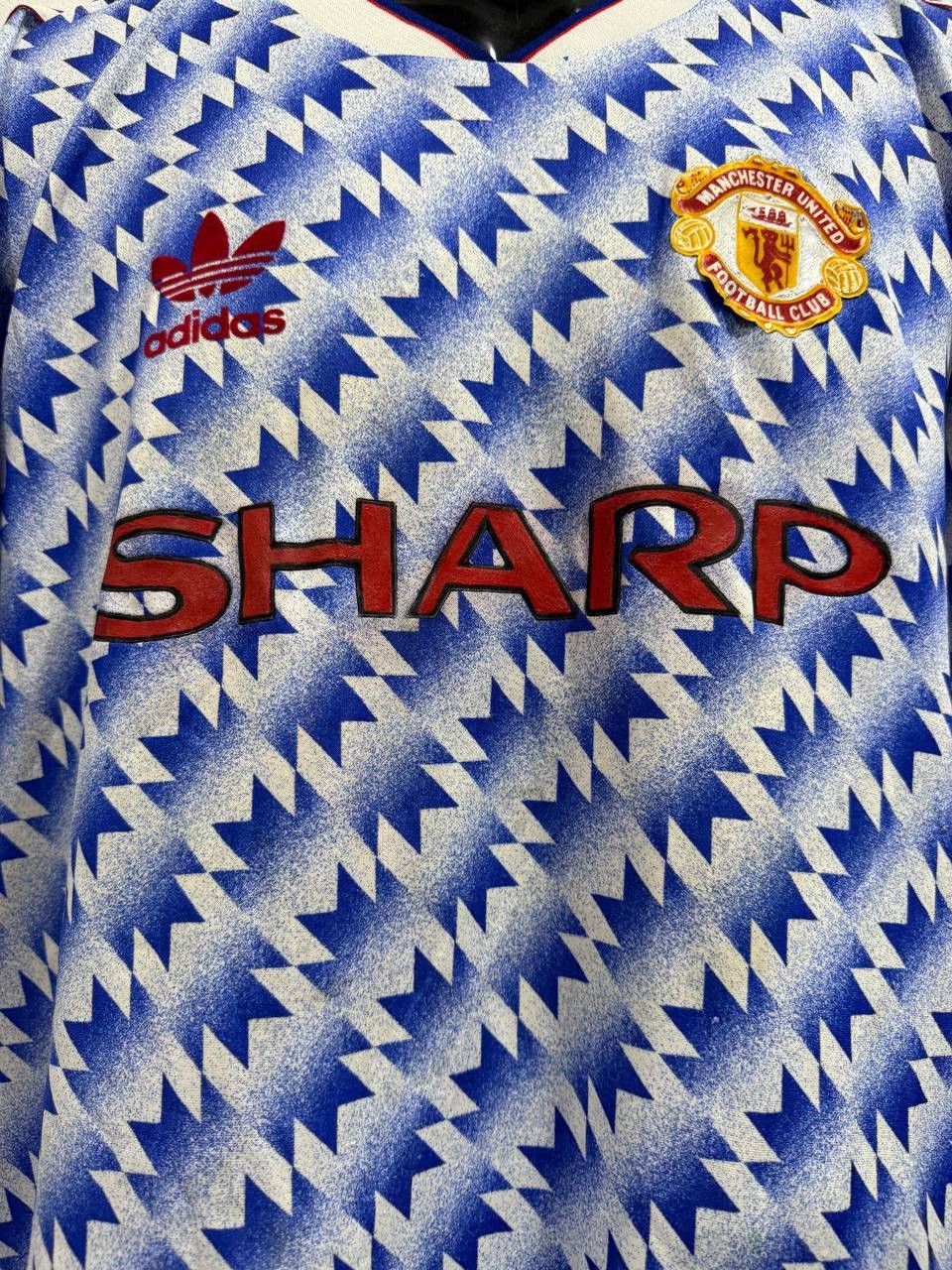 Adidas Vintage Adidas Manchester United Jersey 1990–92 – Size L Size US L / EU 52-54 / 3 - 10 Thumbnail