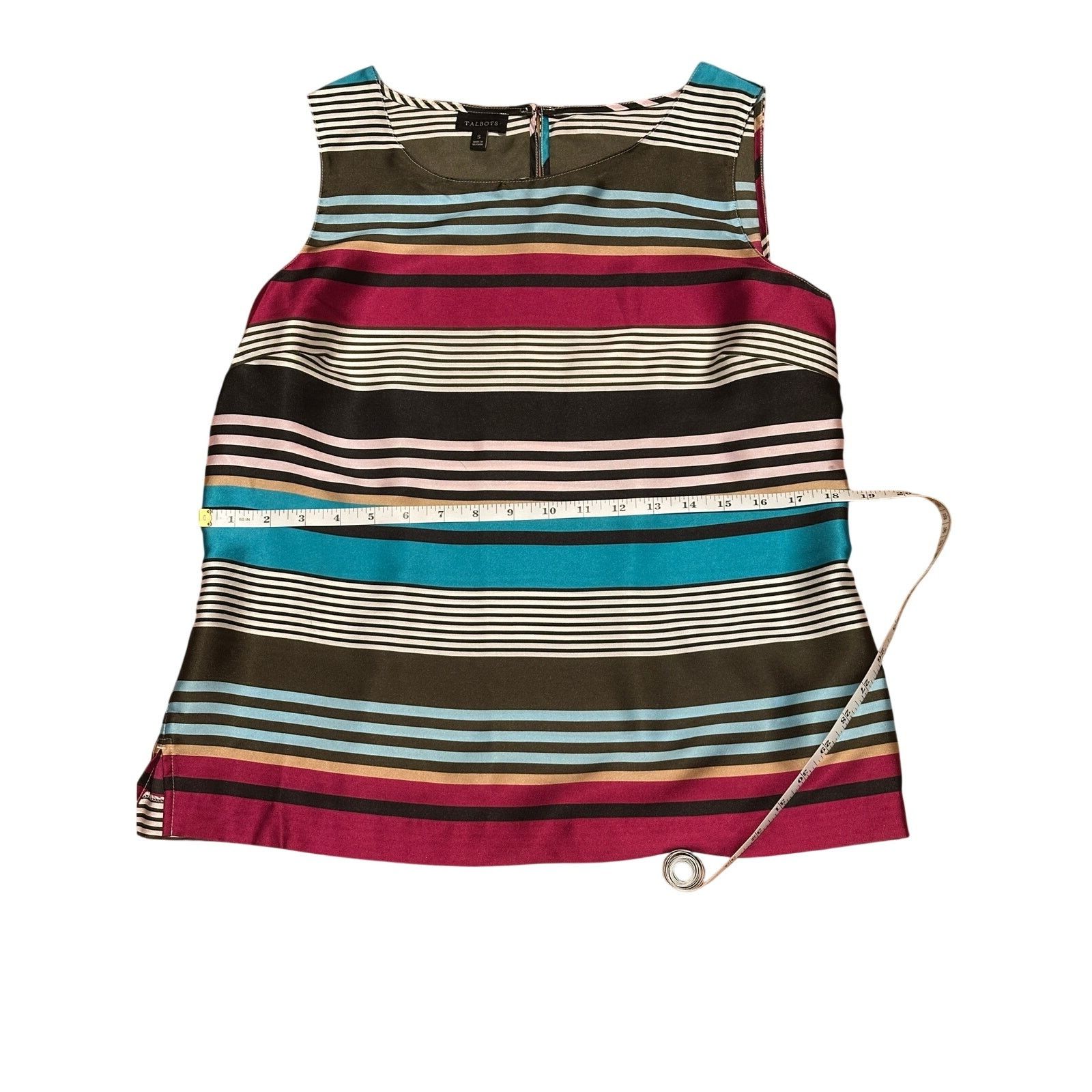Talbots Talbots Striped Sleeveless Blouse Multicolor Size Small Size S / US 4 / IT 40 - 6 Thumbnail