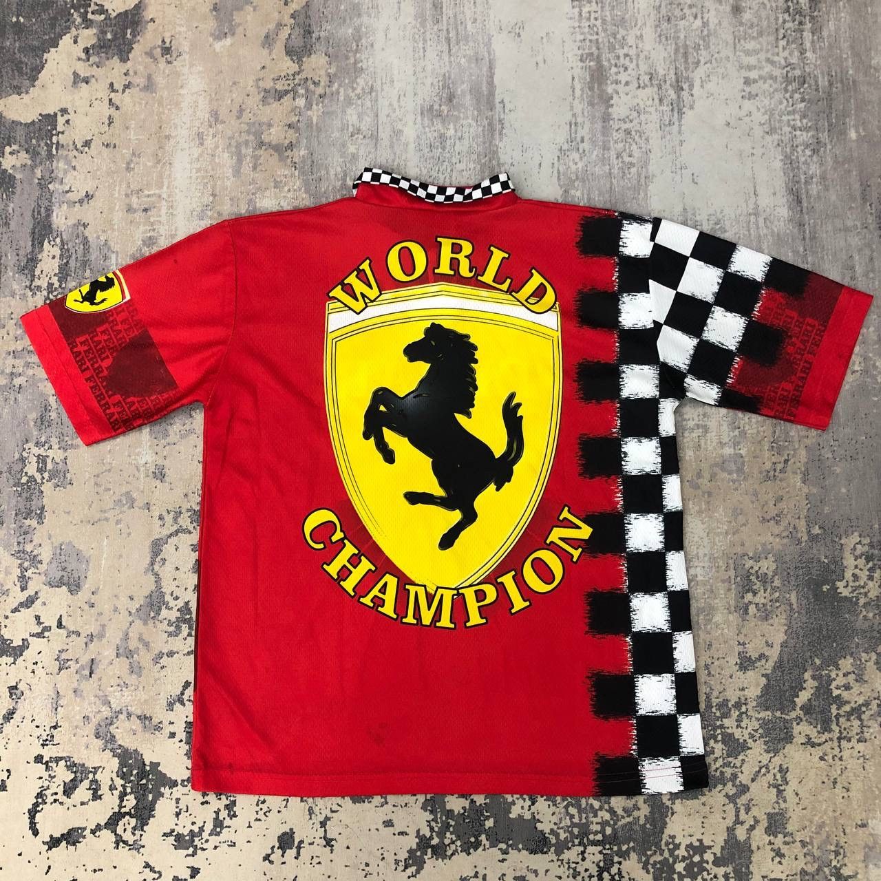Ferrari × Vintage T529. VTG FERRARI MADE IN ITALY JERSEY Size US S / EU 44-46 / 1 - 1 Thumbnail