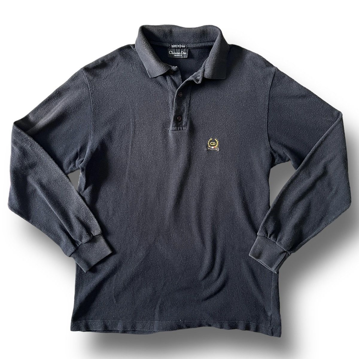 Christian Dior Monsieur × Hedi Slimane × Vintage Vintage 80s Christian Dior Monsieur John Galliano Polo Size US M / EU 48-50 / 2 - 18 Thumbnail
