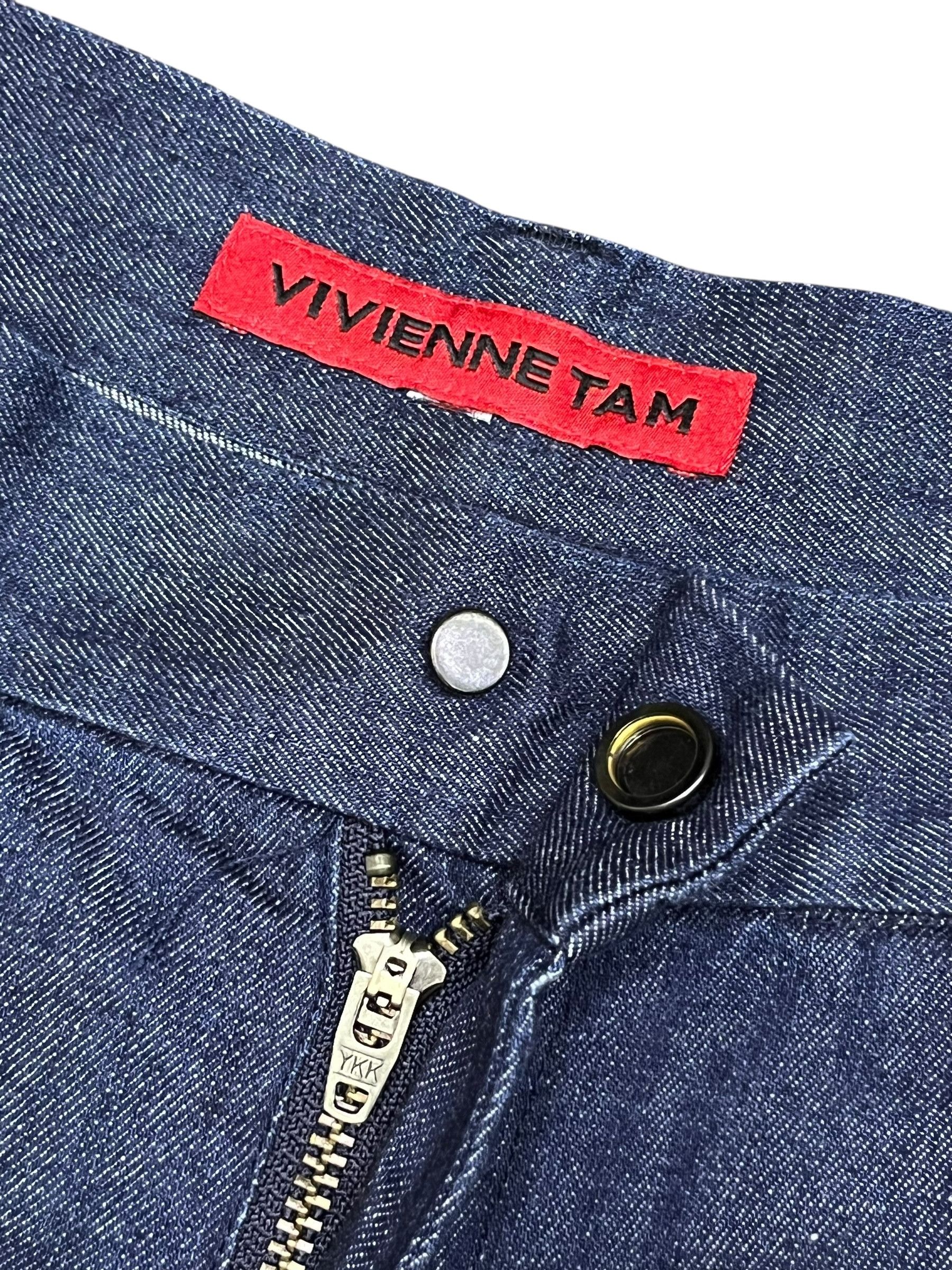 Vivienne Tam 🔥Vivienne Tam Vintage Colour Split Back Wide Leg Palazzo Size 26" / US 2 / IT 38 - 5 Thumbnail