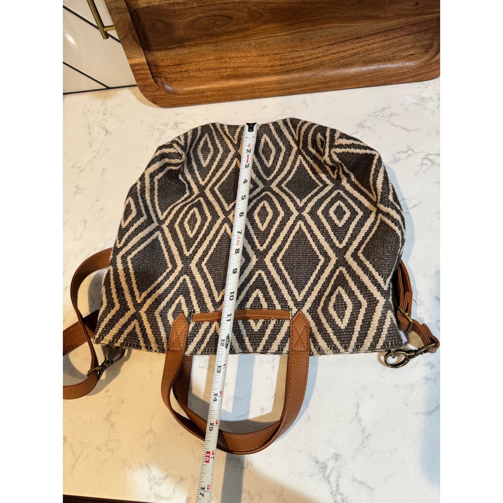 Other Thirty-One Gifts geometric diamond woven crossbody tote bag Size ONE SIZE - 15 Thumbnail