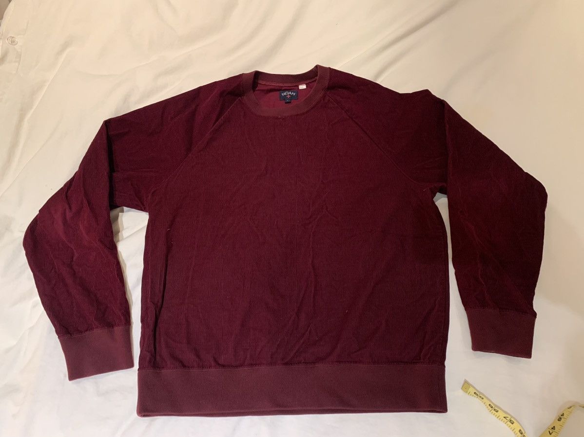 Burgundy Needlecord top