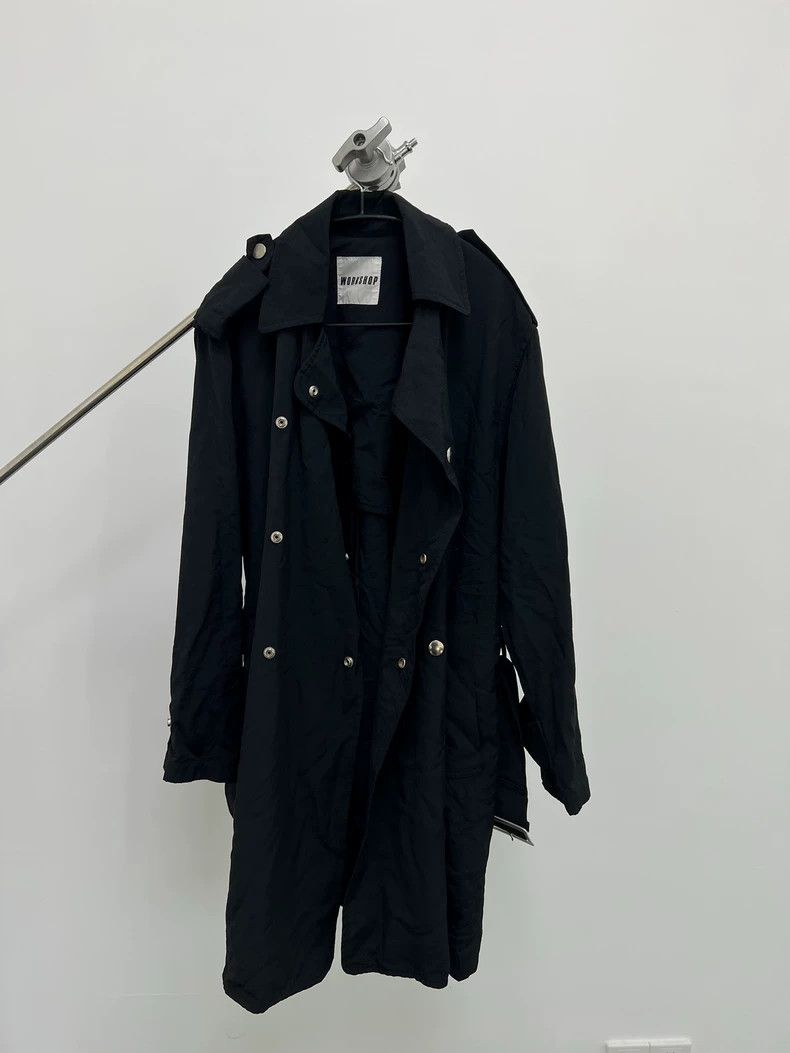 Yohji Yamamoto yohji yamamoto Breasted court trench coat 2503-Nextarrow Size US L / EU 52-54 / 3 - 4 Thumbnail