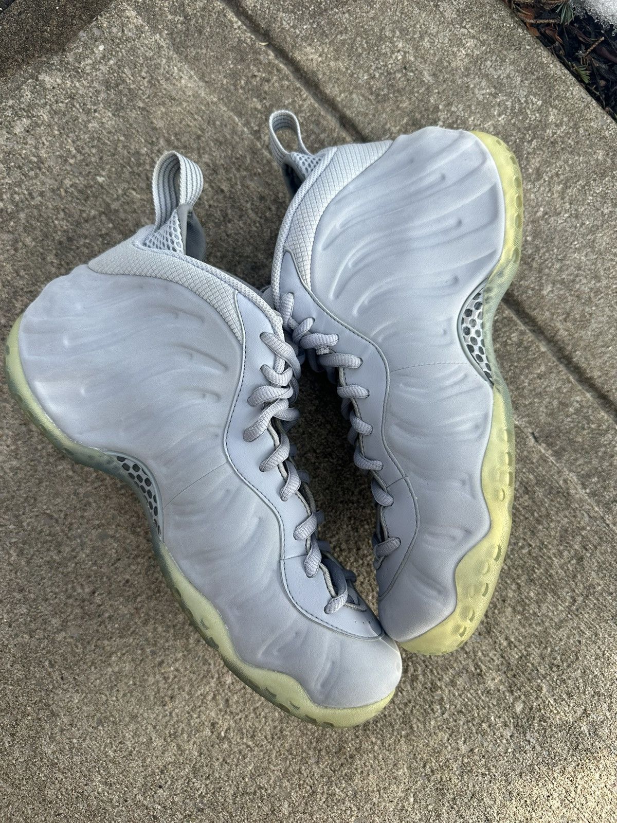 Nike Nike Air Foamposite One PRM Wolf Grey size 10 Size US 10 / EU 43 - 2 Thumbnail