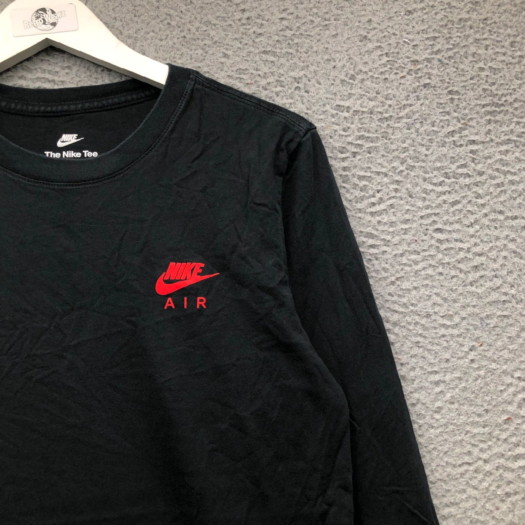 Nike Nike Mech Air Long Sleeve T-Shirt Mens Small Graphic Black Red DJ1379-010 Size US S / EU 44-46 / 1 - 6 Thumbnail
