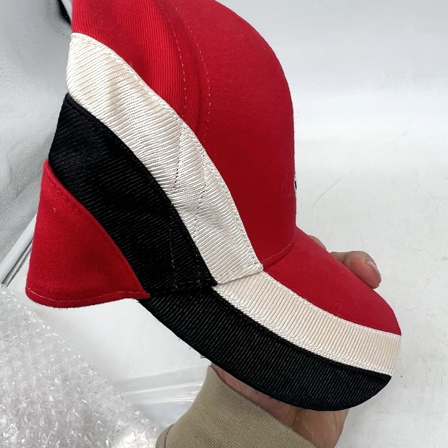 Reebok VINTAGE Reebok Shaq "SHAQ PAQ" NBA Orlando Magic Baseball Cap Mens One Size Red Cotton Canvas 90s Sports Adjustable Size ONE SIZE - 4 Thumbnail