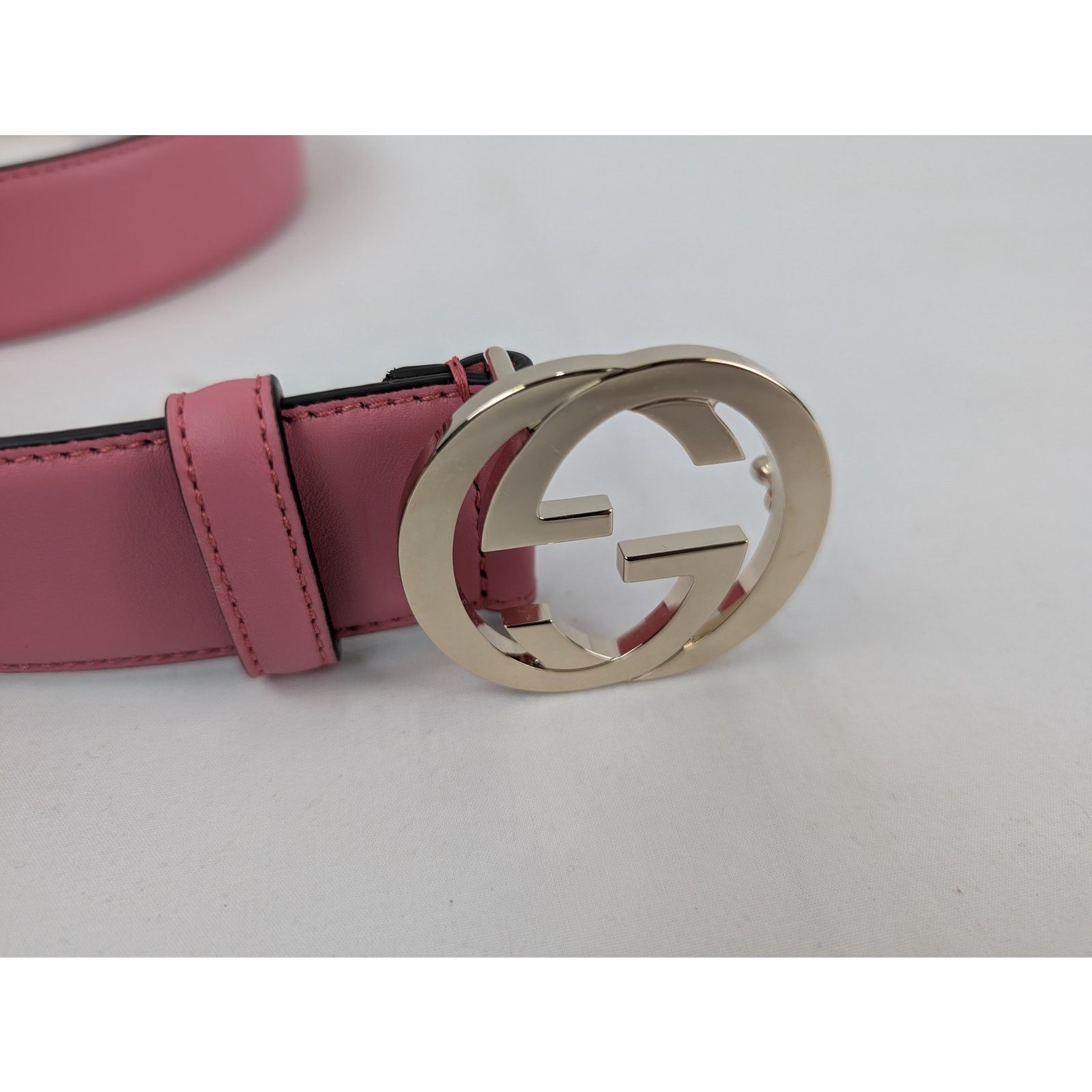 Gucci o1rshd1 Size: 90cm / Moon Belt in Glossy Pink Size ONE SIZE - 5 Thumbnail